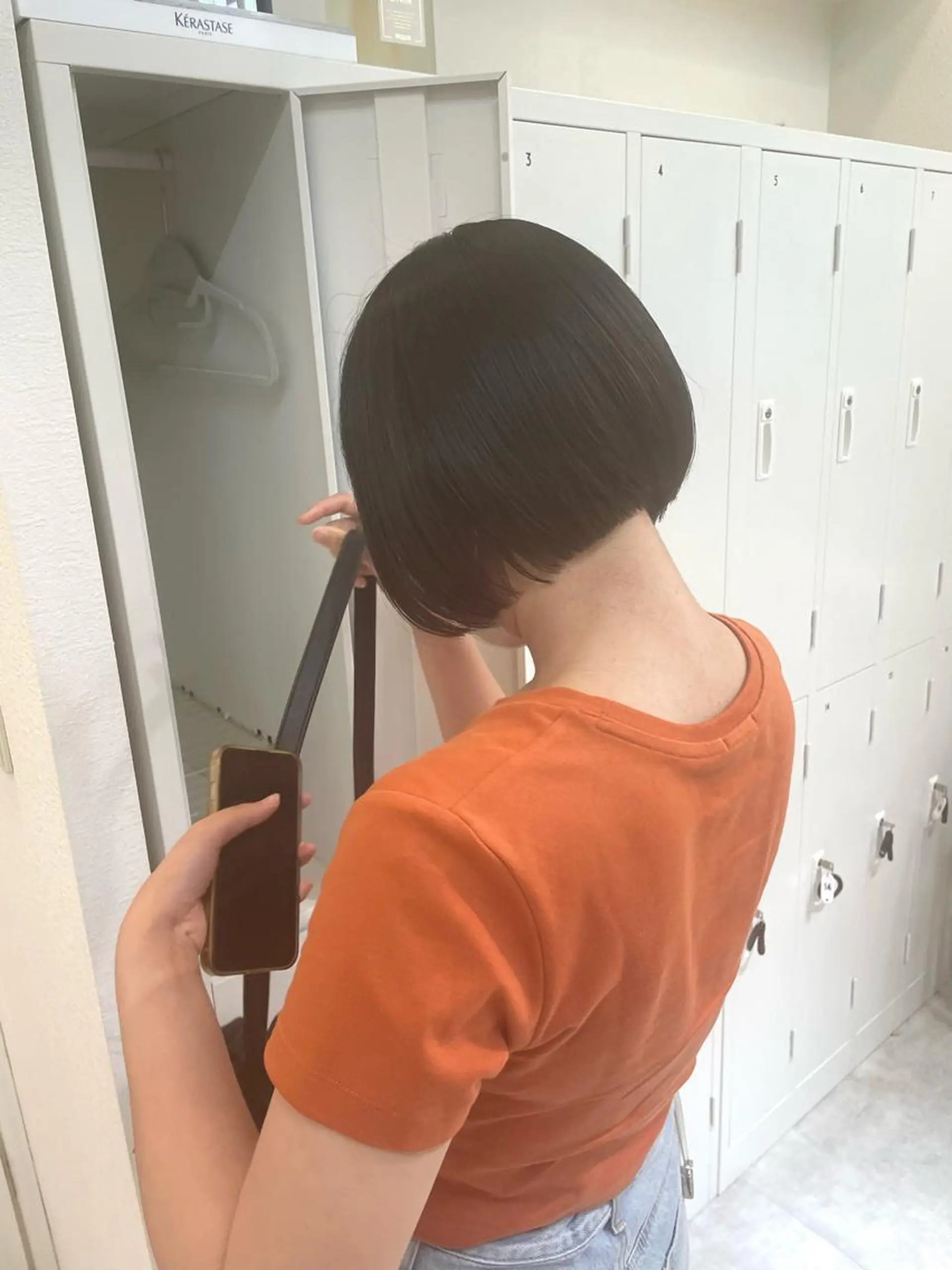 ショート カラー ボブ カット ヘアカラー トリートメント 田中大星 /ボブ 縮毛矯正のヘアスタイル