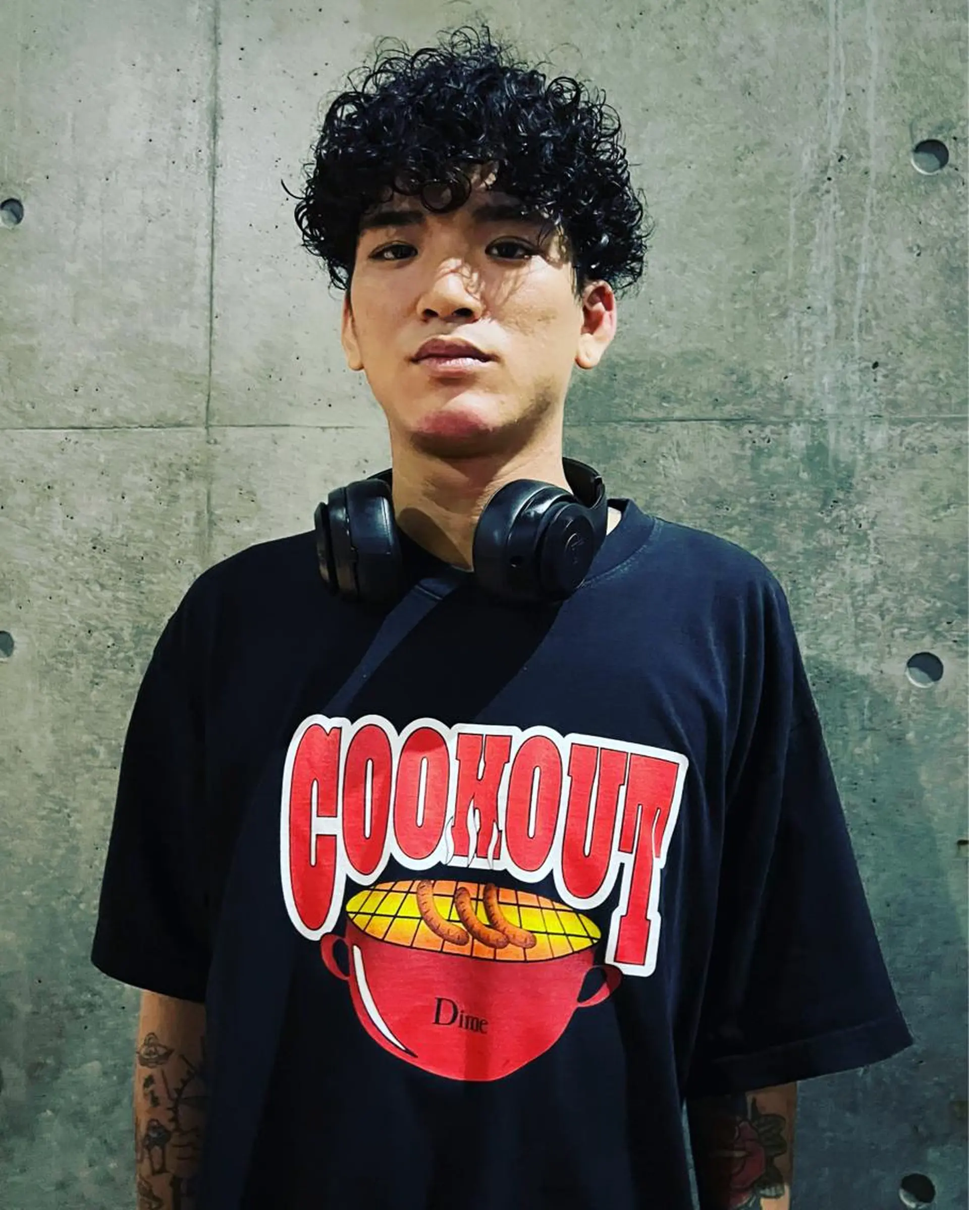 ミディアム パーマ メンズ メンズスタイリスト リュウジのヘアスタイル