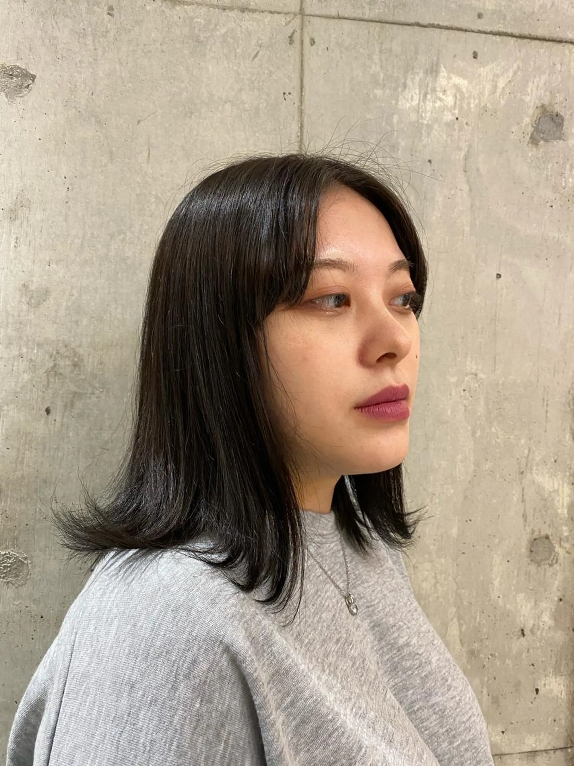 ミディアム カラー ヘアカラー 透明感カラー 🩰asumiのヘアスタイル