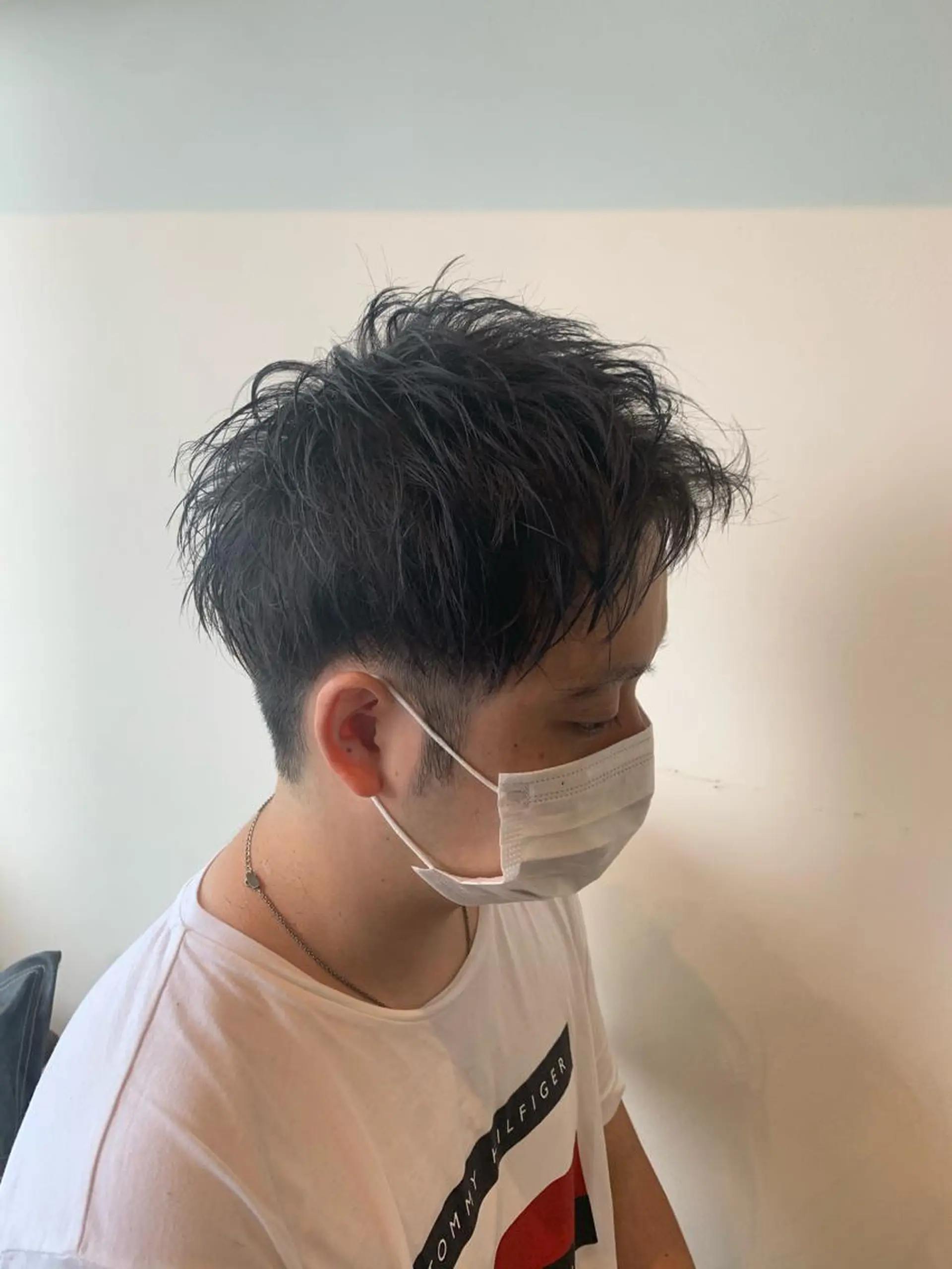 ショート アッシュ ショートヘア カット ヘアカラー トリートメント 山口 竣也のヘアスタイル