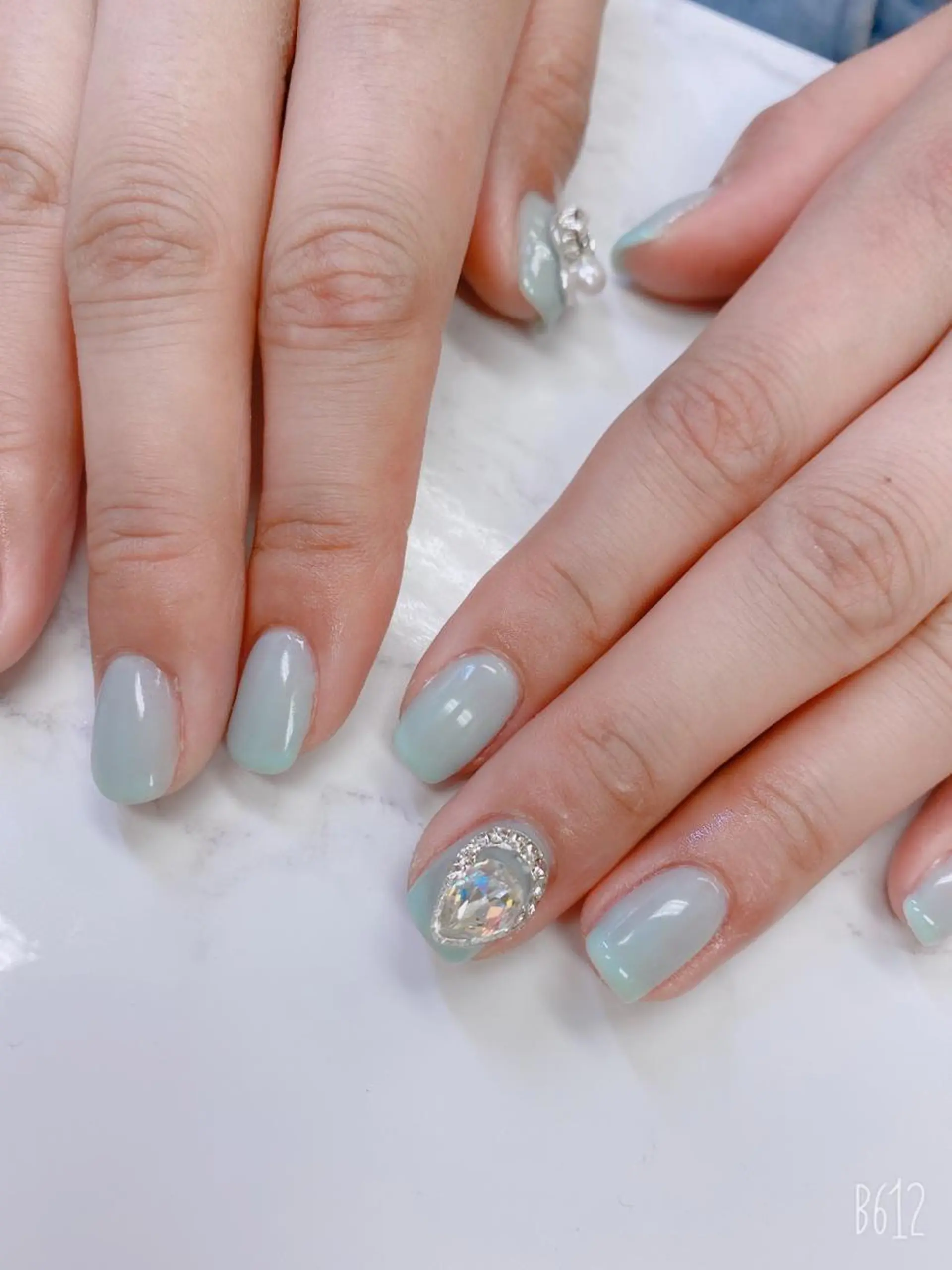 ショート ハンドネイル JNA認定講師🌸 RIEのネイルデザイン