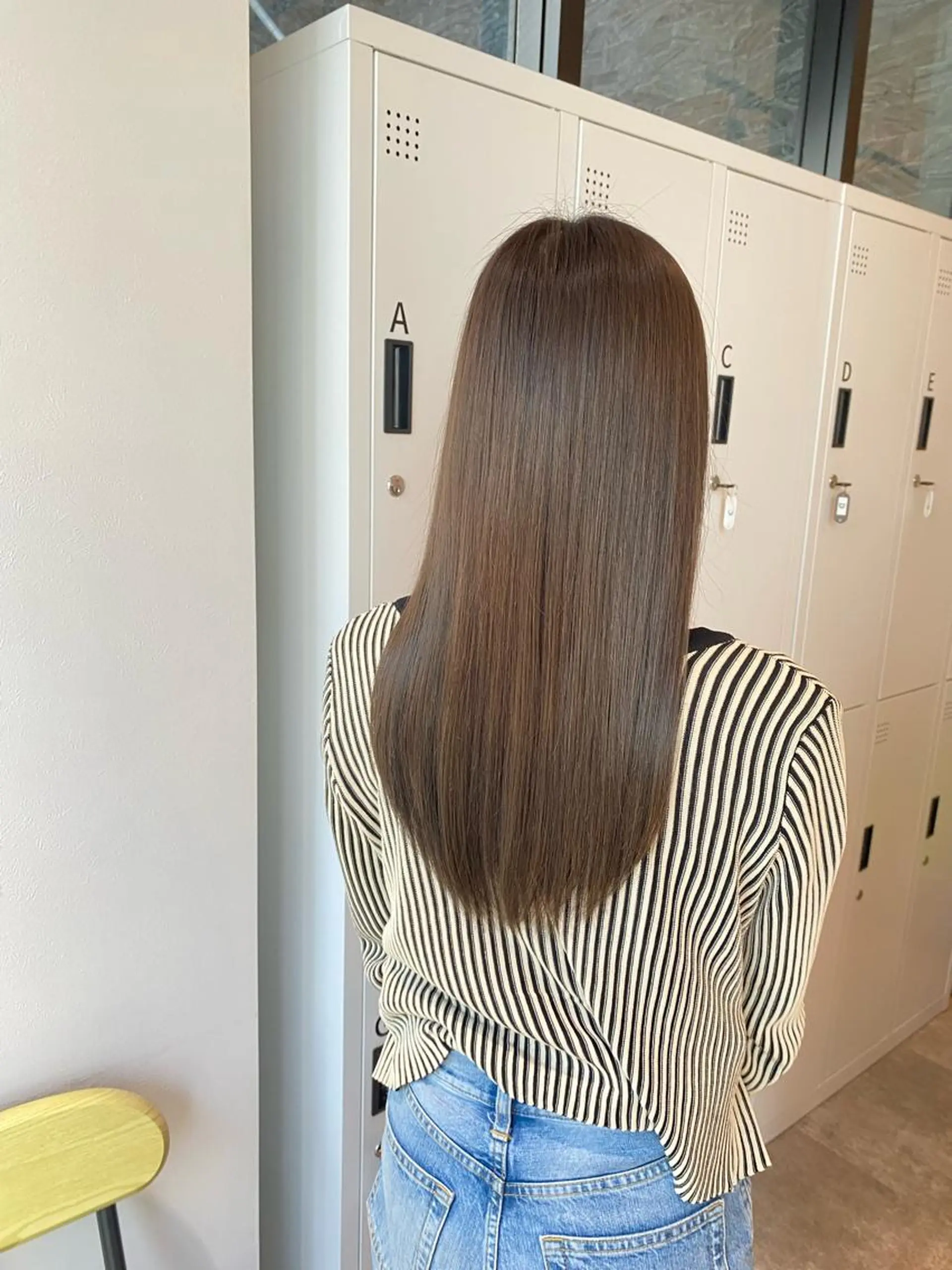 ロング カラー 縮毛矯正 カット 縮毛矯正 オスズ 🎀´-のヘアスタイル