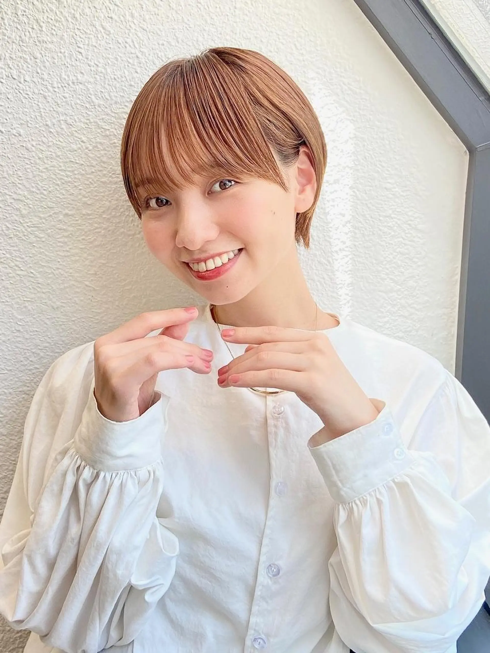 ショート カラー メンズ/フェザー ショート/isseyのヘアスタイル