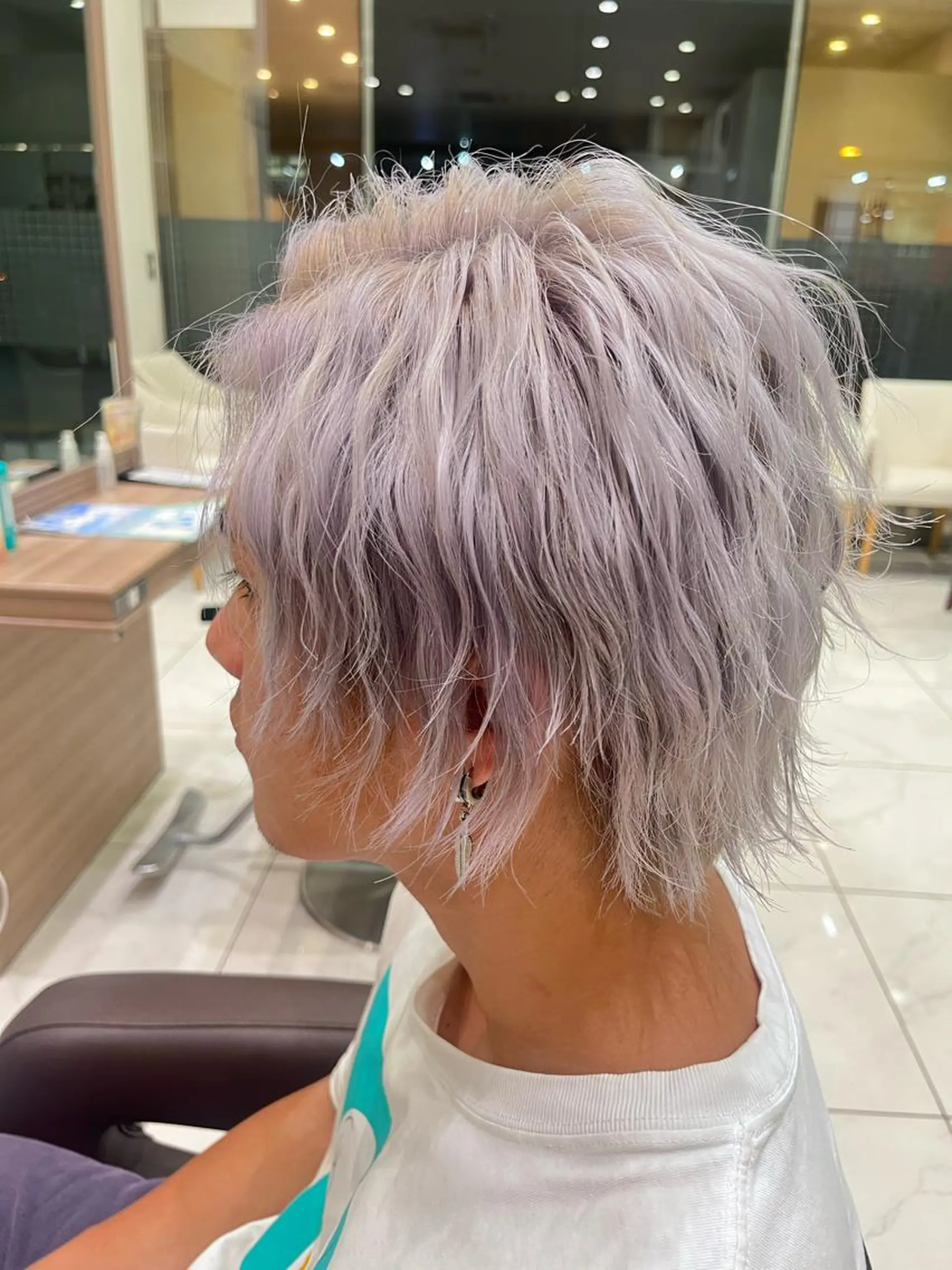 カラー メンズ ヘアカラー 🐈‍⬛SARA🎀 ブリーチカラーのヘアスタイル