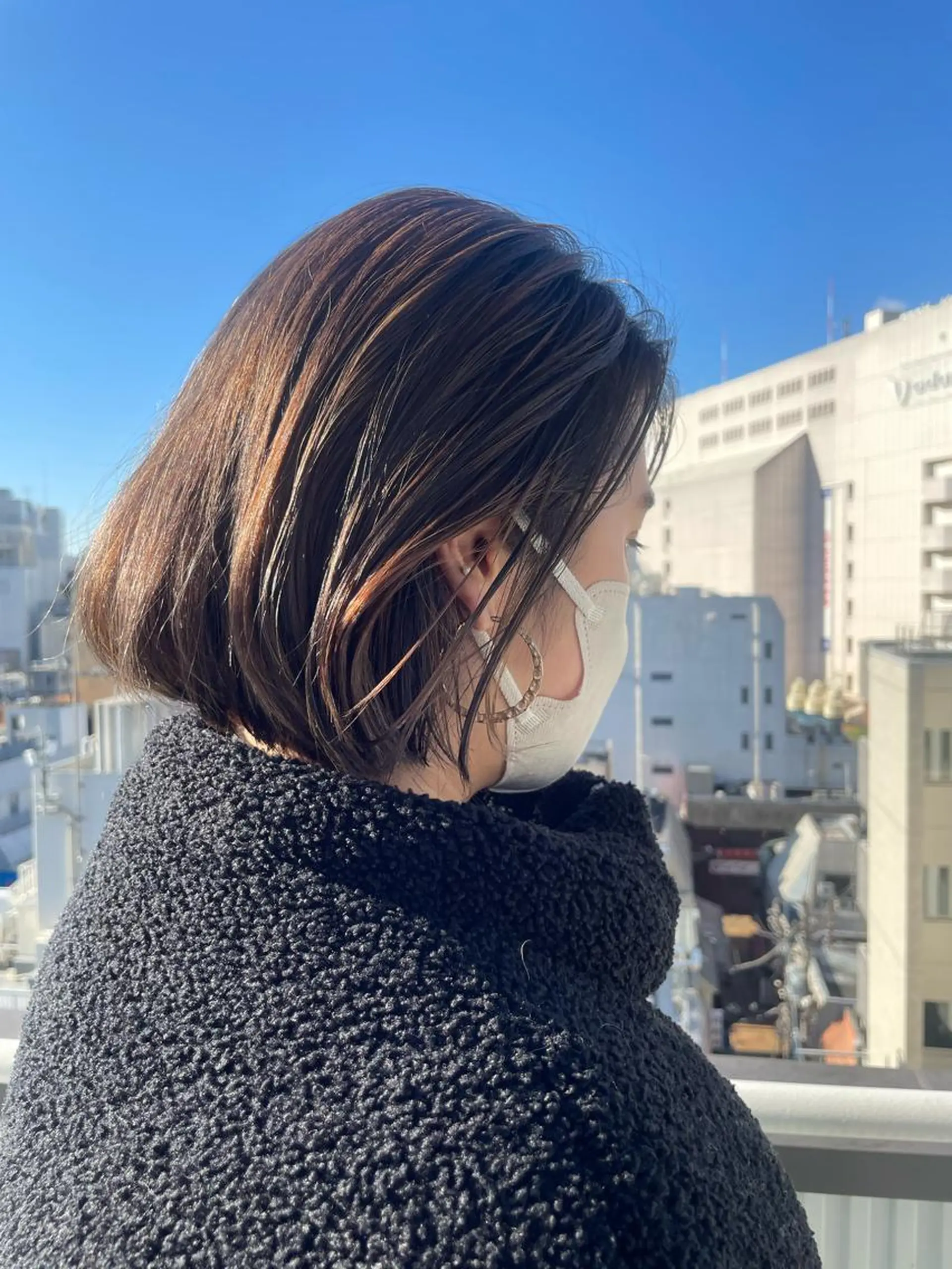 ショート ボブ カット ヘッドスパ 【20代ダメージ毛に 髪質改善】のヘアスタイル