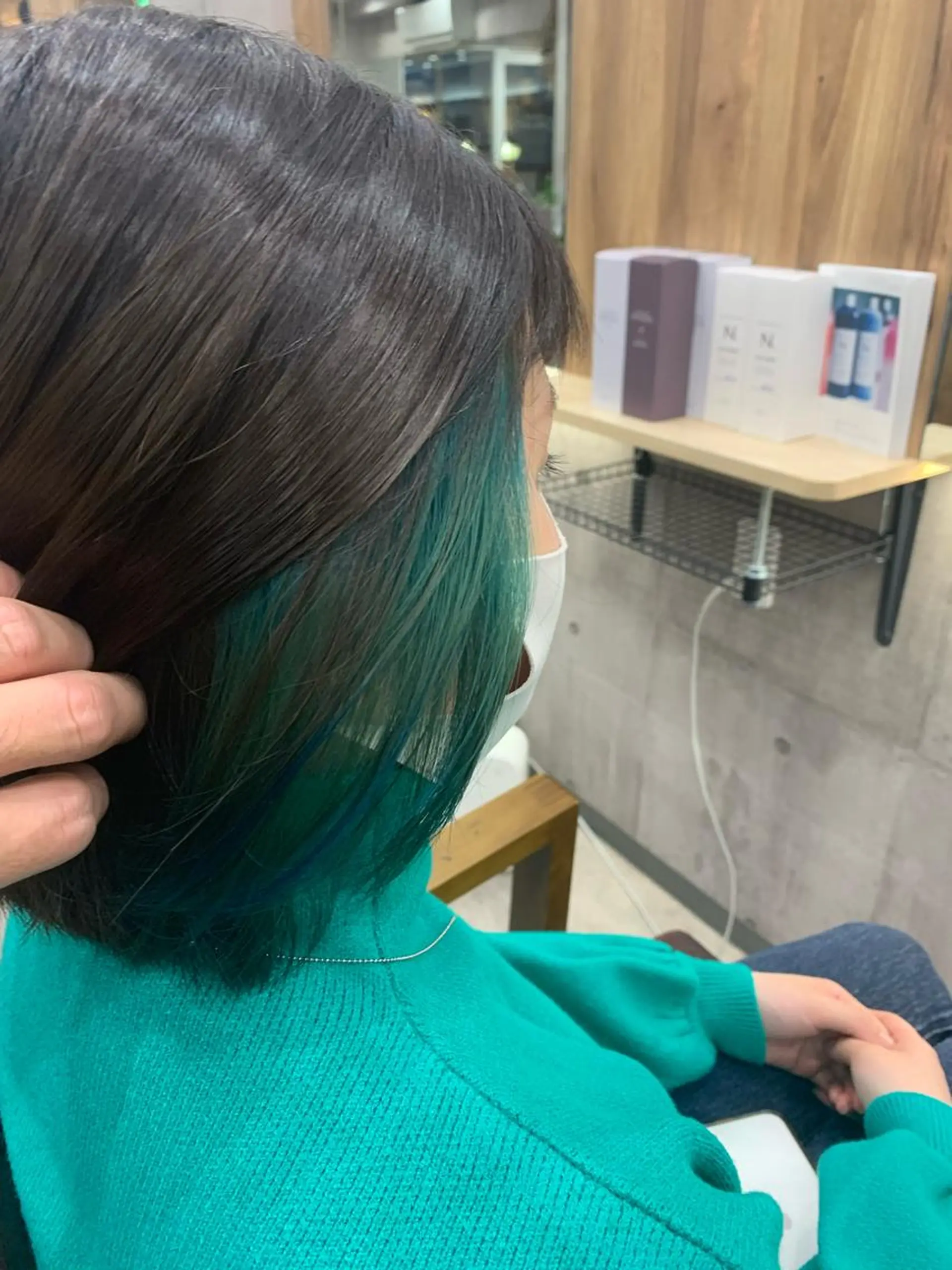 ショート カラー バレイヤージュ ブリーチ ケアブリーチ ダブルカラー グラデーションカラー ヘアカラー memento 斎藤大覚のヘアスタイル