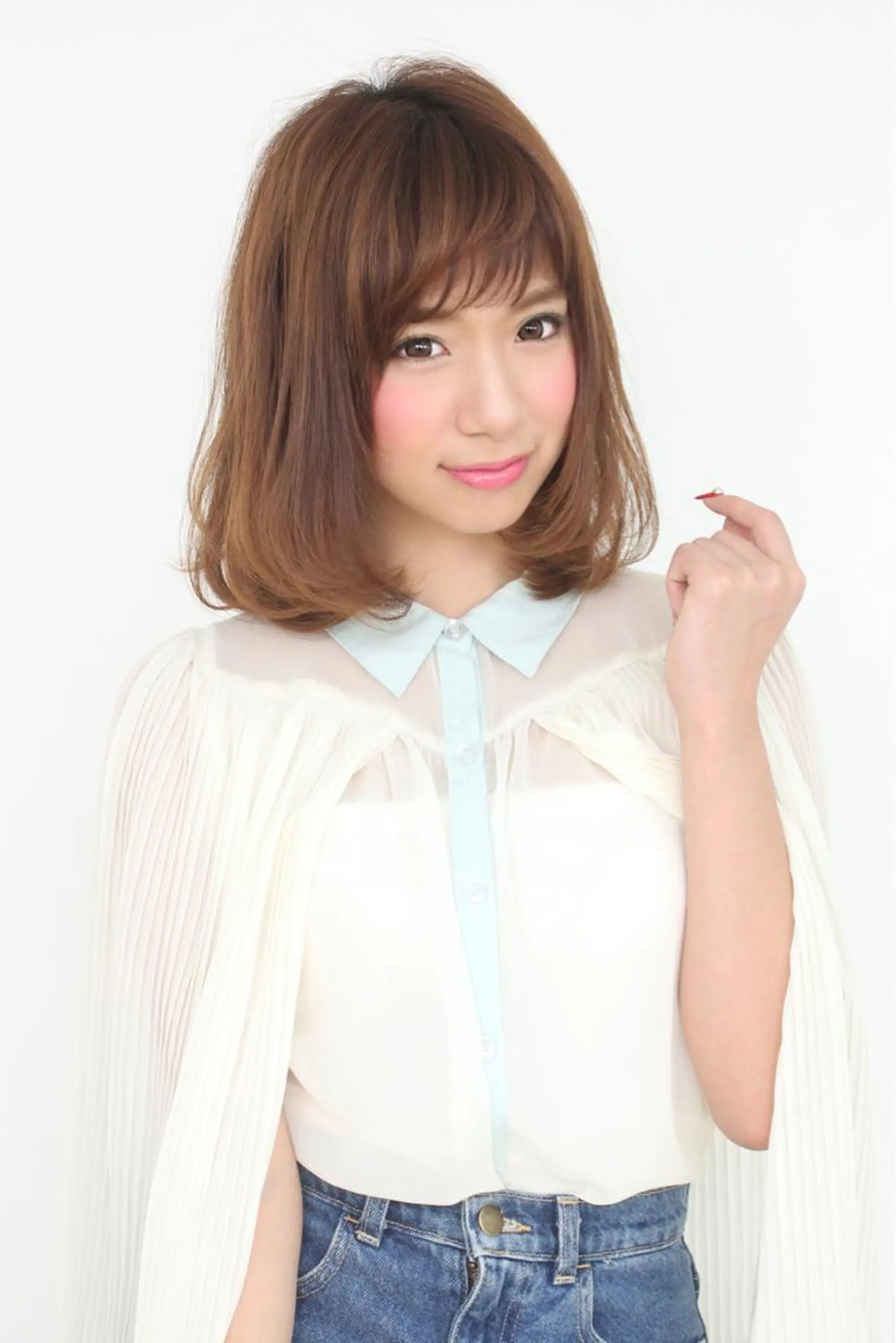 ショート ミディアム カラー パーマ ベージュカラー ボブ 青木 茂樹⭐️ 透明感カラーのヘアスタイル