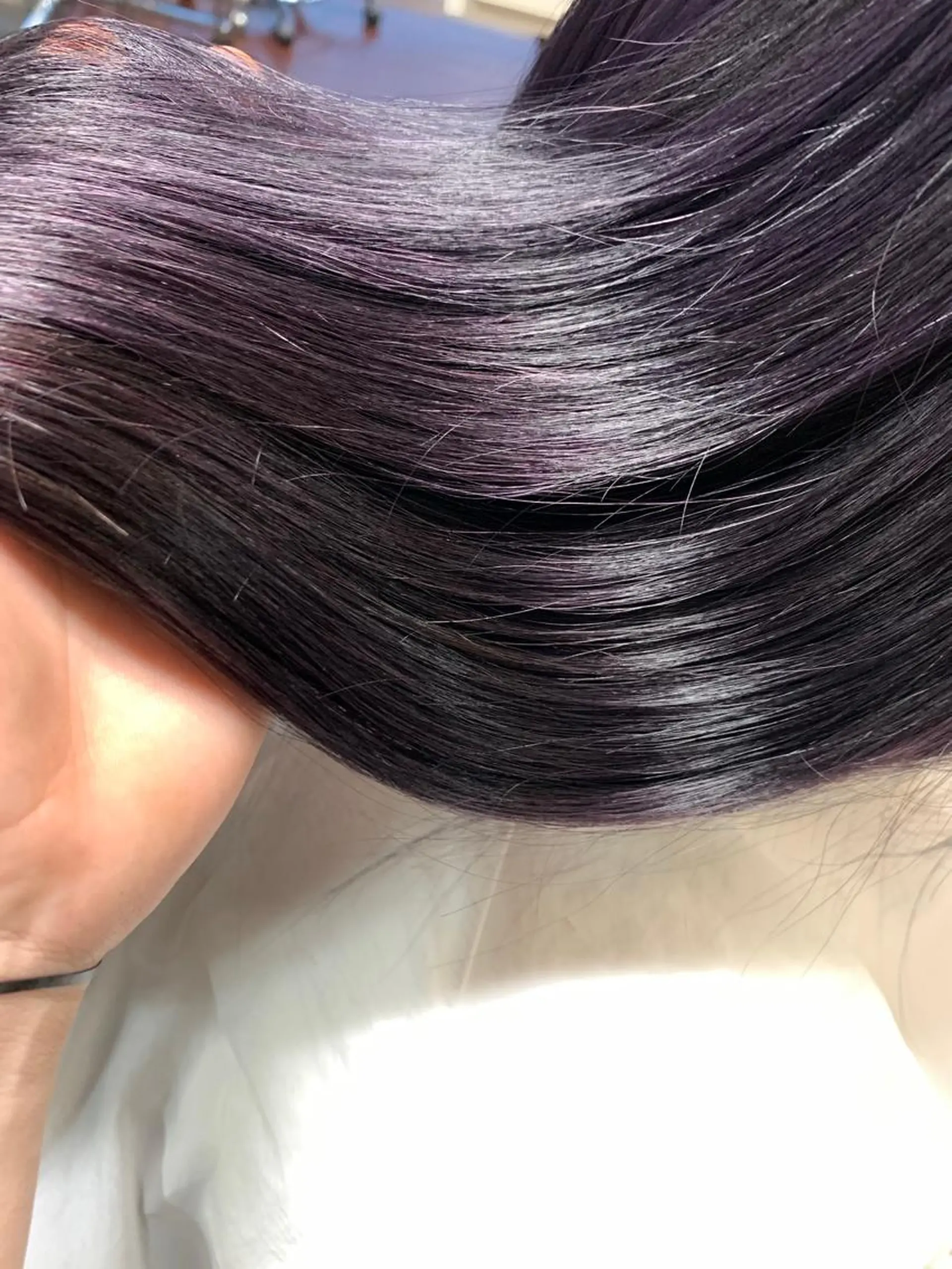 ロング カラー 松﨑 弥生のヘアスタイル