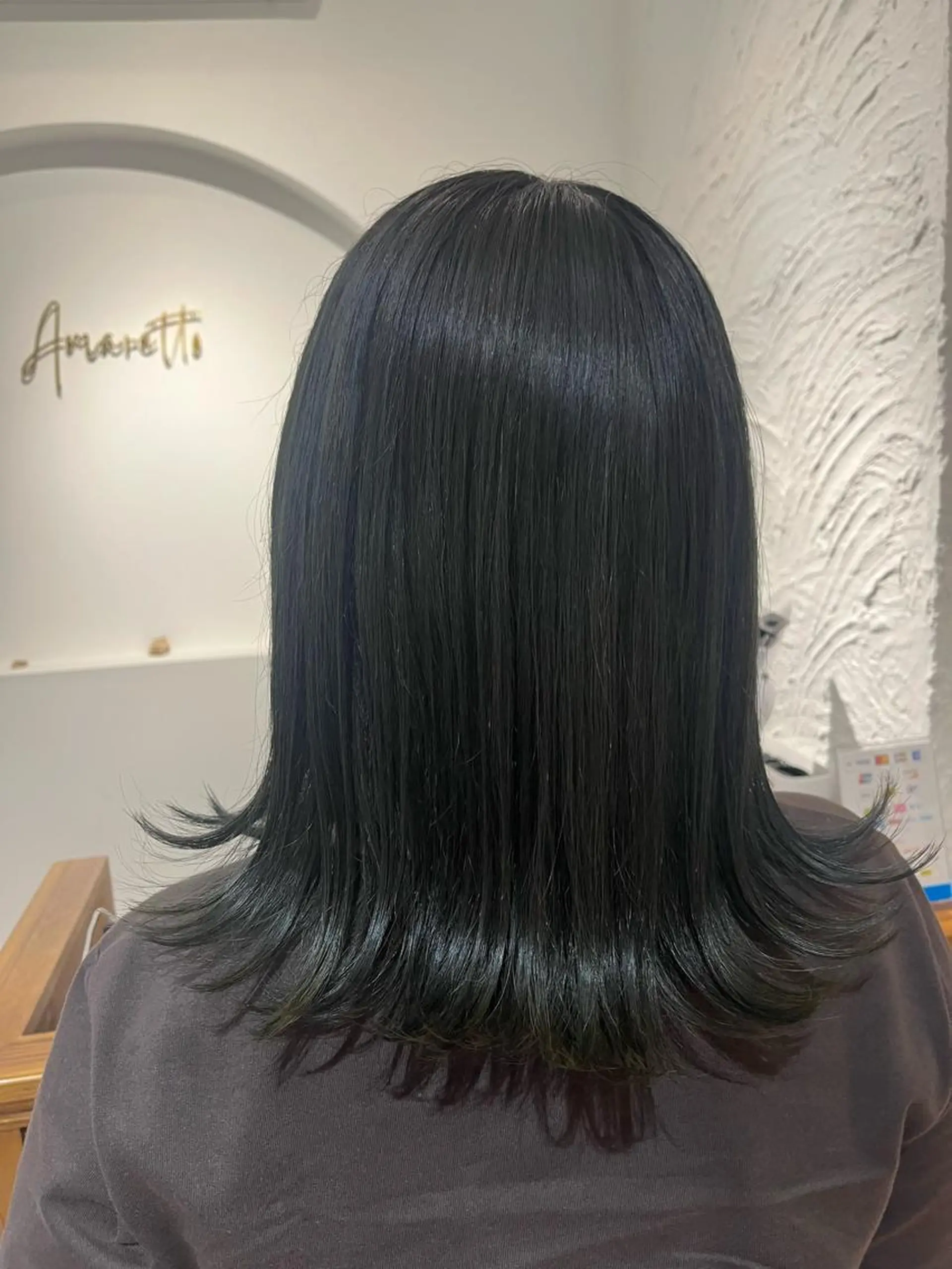 ミディアム カラー ダークグレー ダークグレージュ グレージュ ヘアカラー 🌈透明感カラー🌈 🌟吉田祐介🌟のヘアスタイル