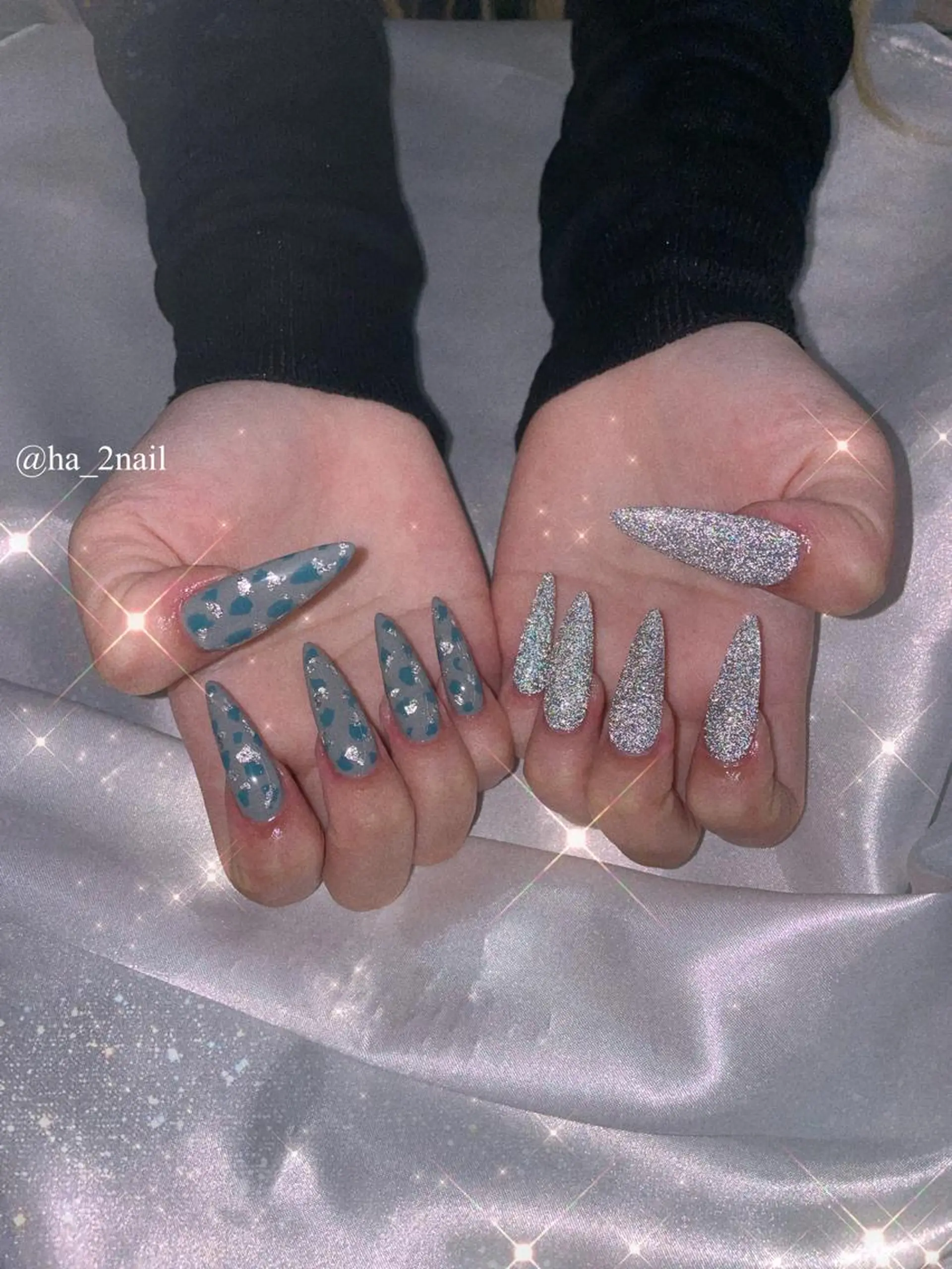 ネイル フラッシュネイル NAIL and EYELASH ALPHA.所属・ALPHA. 姫繇のネイルデザイン