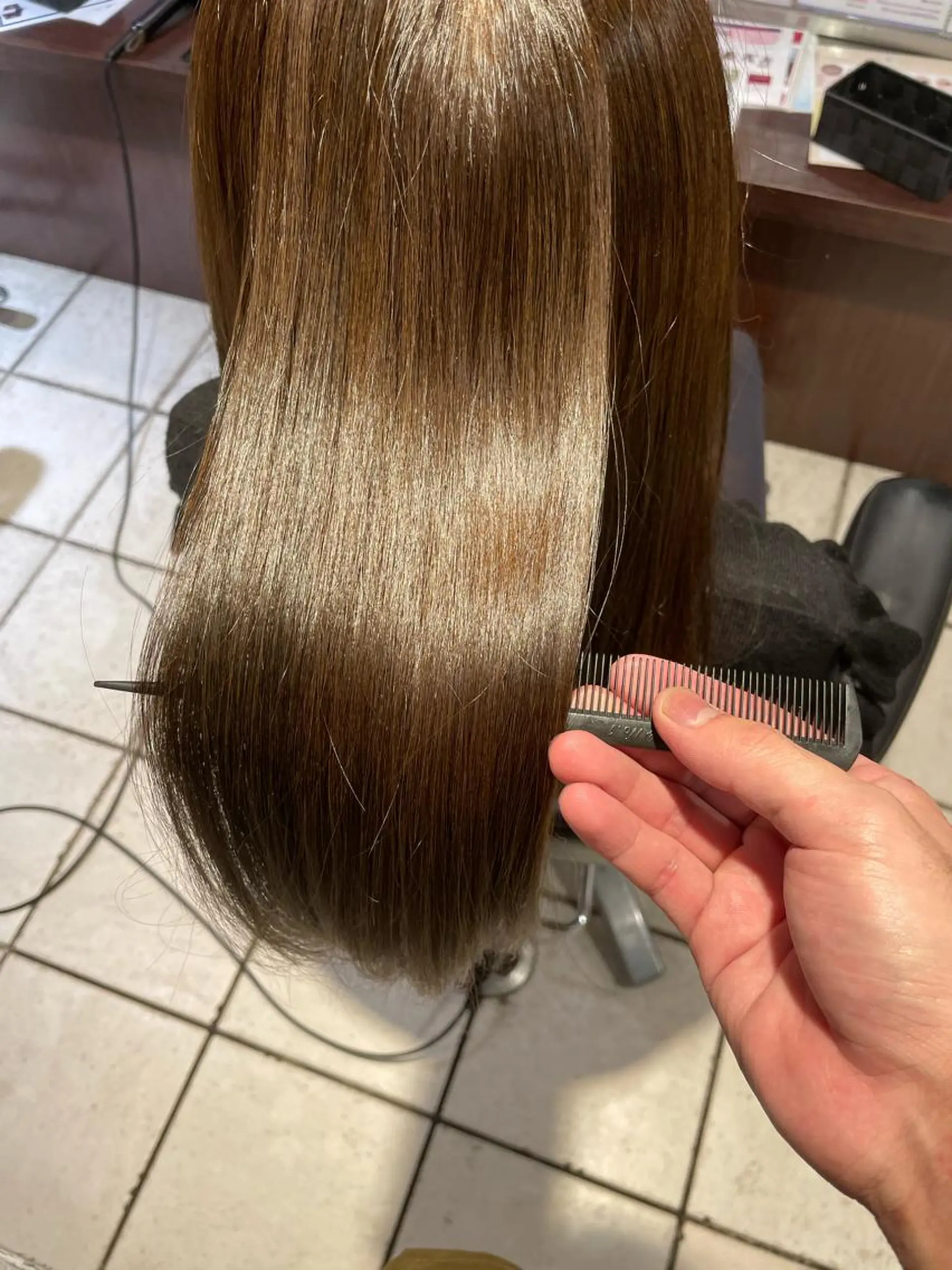 ロング カラー カット ヘアカラー 宮里 雄大のヘアスタイル