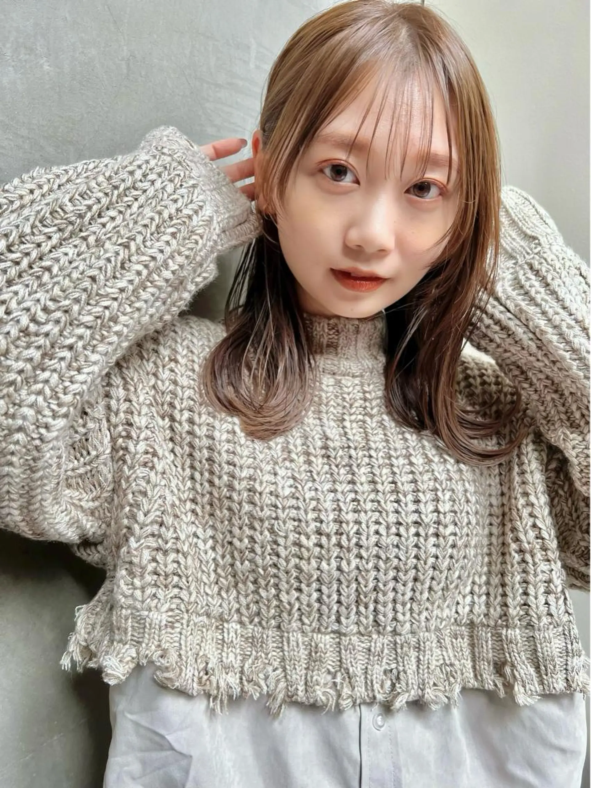 セミロング Hair Resort Salon Ricetto所属・うる艶透明感カラー 🌱/星野明日香のヘアスタイル