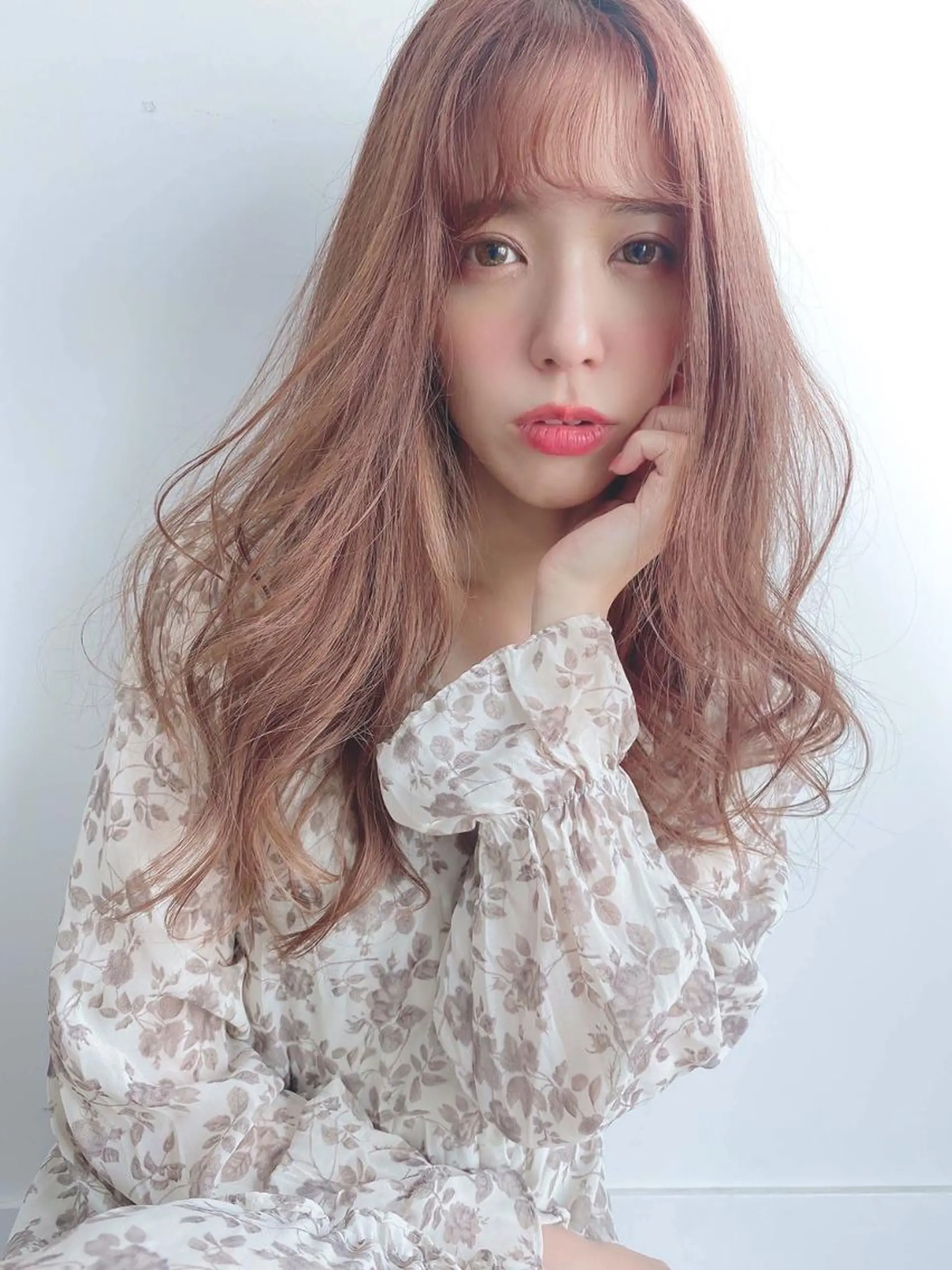 ロング カラー 透明感カラー イルミナカラー 似合わせカット 小顔カット トリートメント カット ヘアカラー トリートメント ⭐️迫田 ゆう⭐️のヘアスタイル