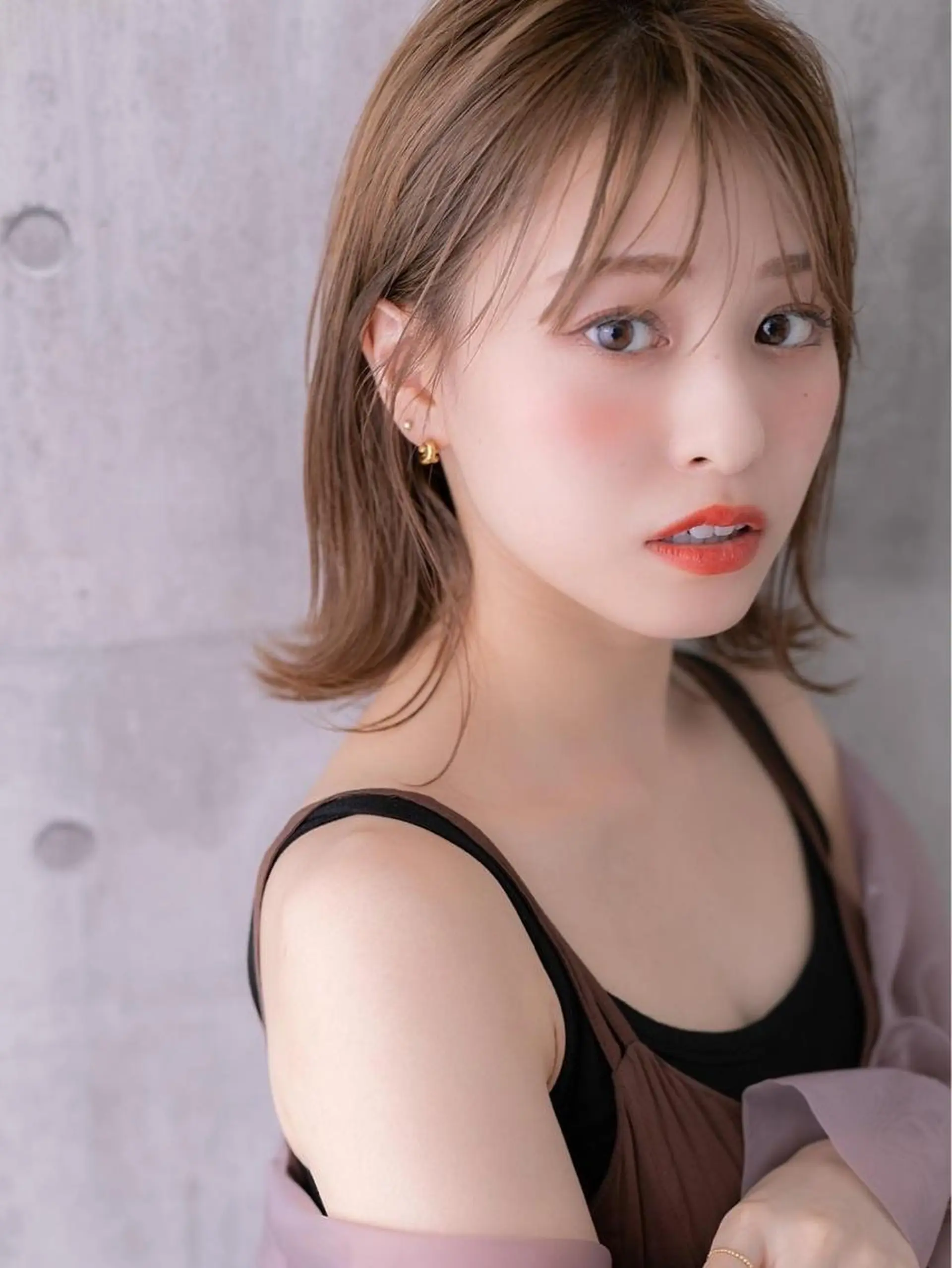 ミディアム カラー カット ヘアカラー POCKET 高崎店🇰🇷のヘアスタイル