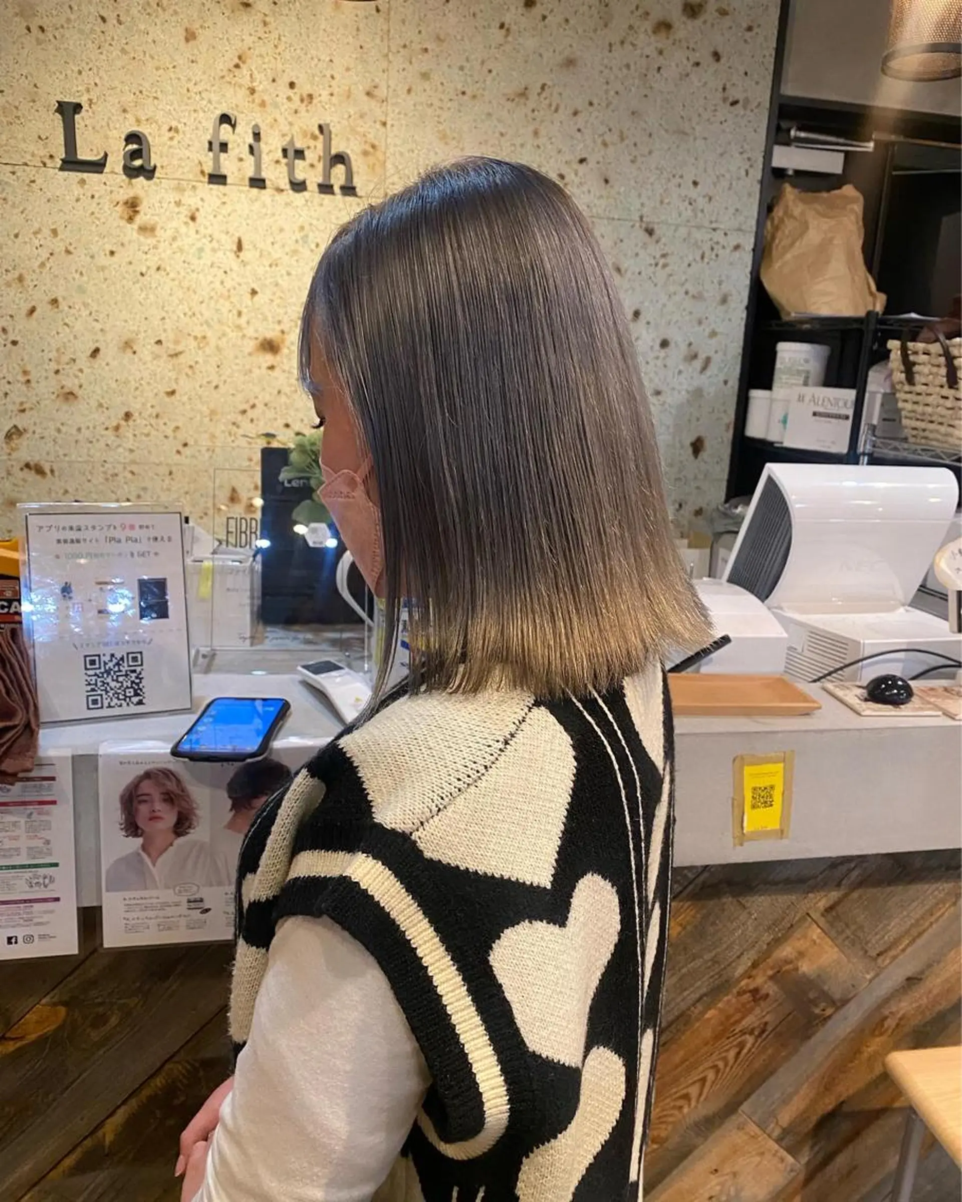 セミロング ヘアカラー トリートメント sail所属・sail ミウのヘアスタイル