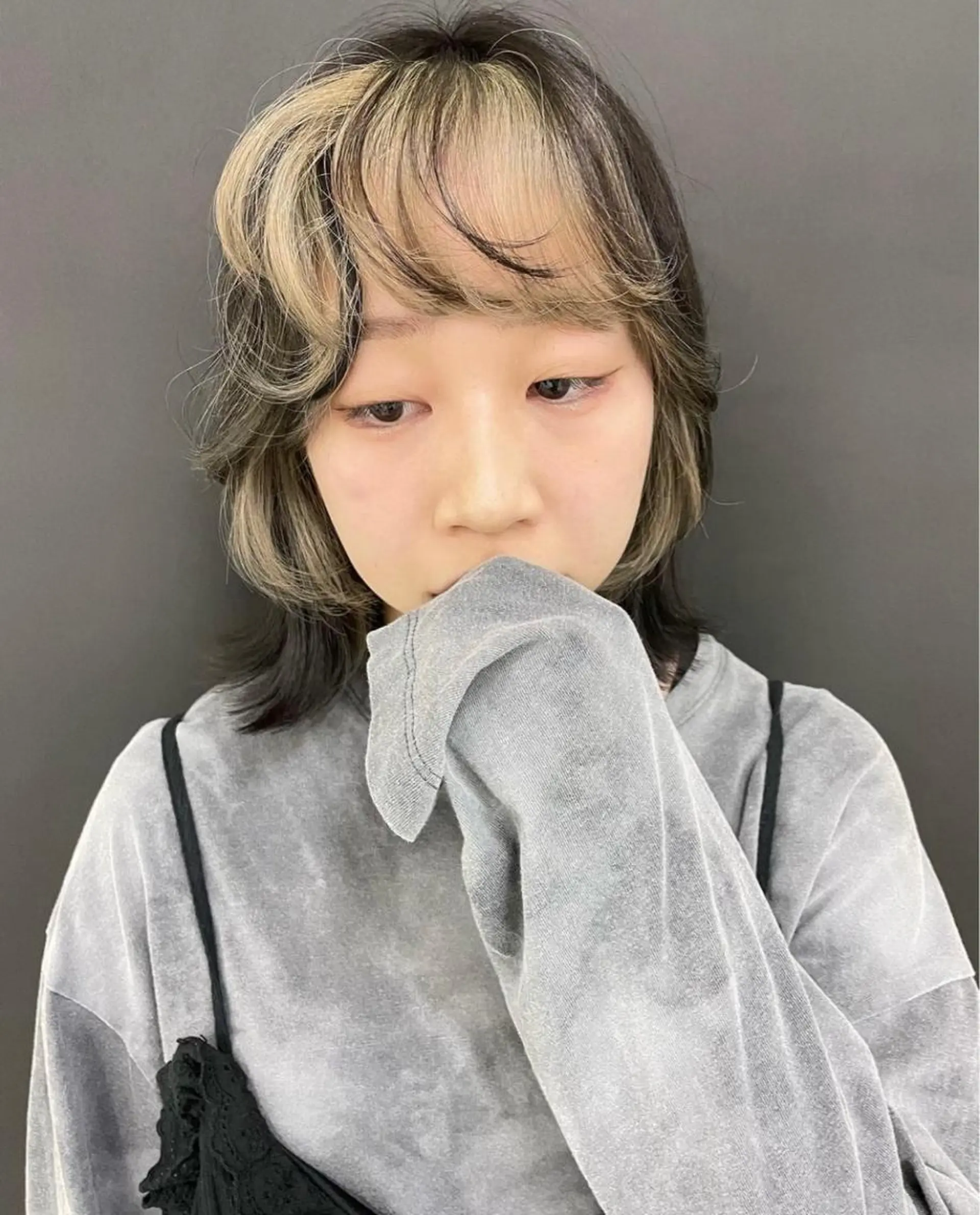 ミディアム カット ヘアカラー トリートメント vivre libre所属・vivre libreのヘアスタイル