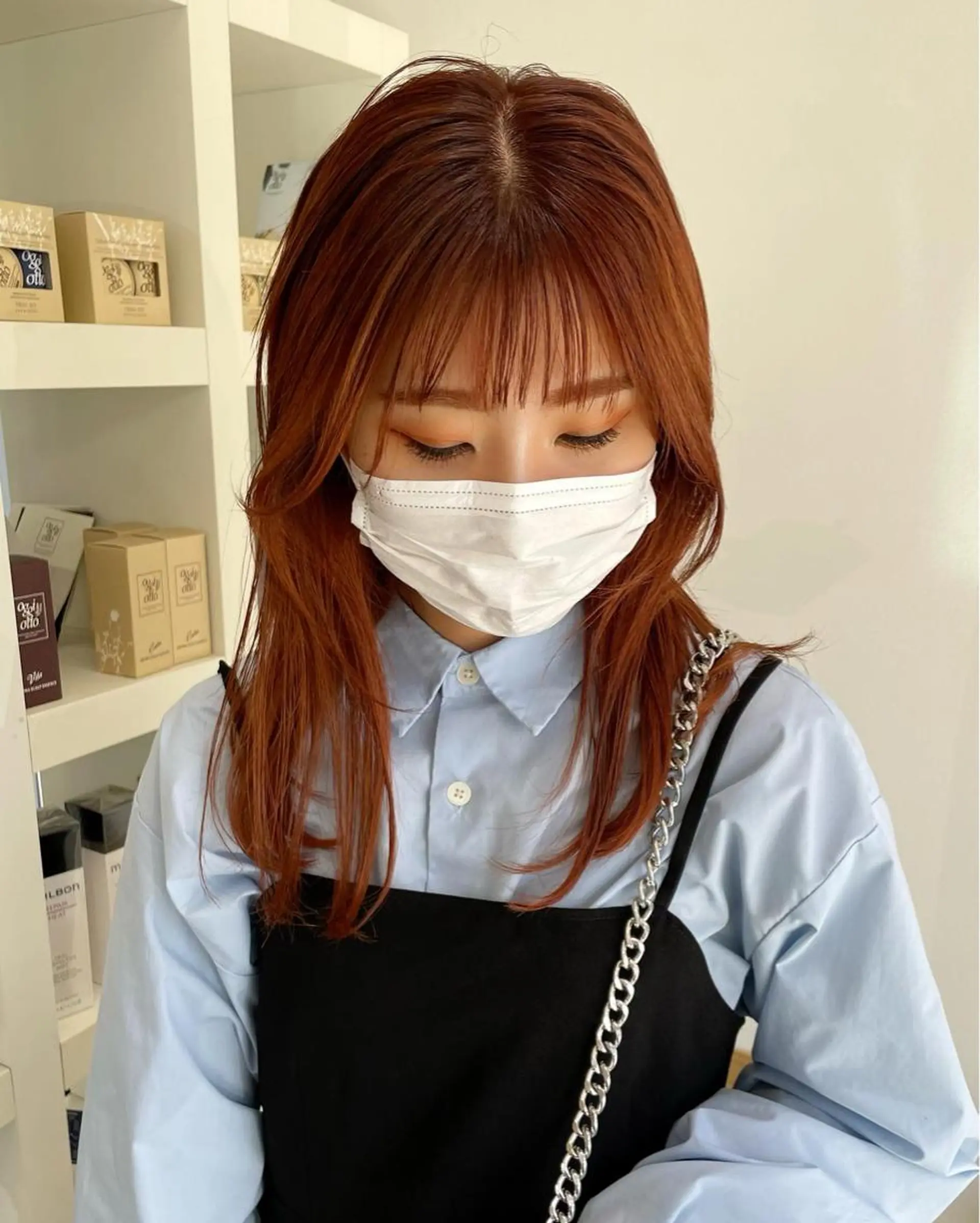 セミロング カラー mir所属・柿沼 未夢のヘアスタイル