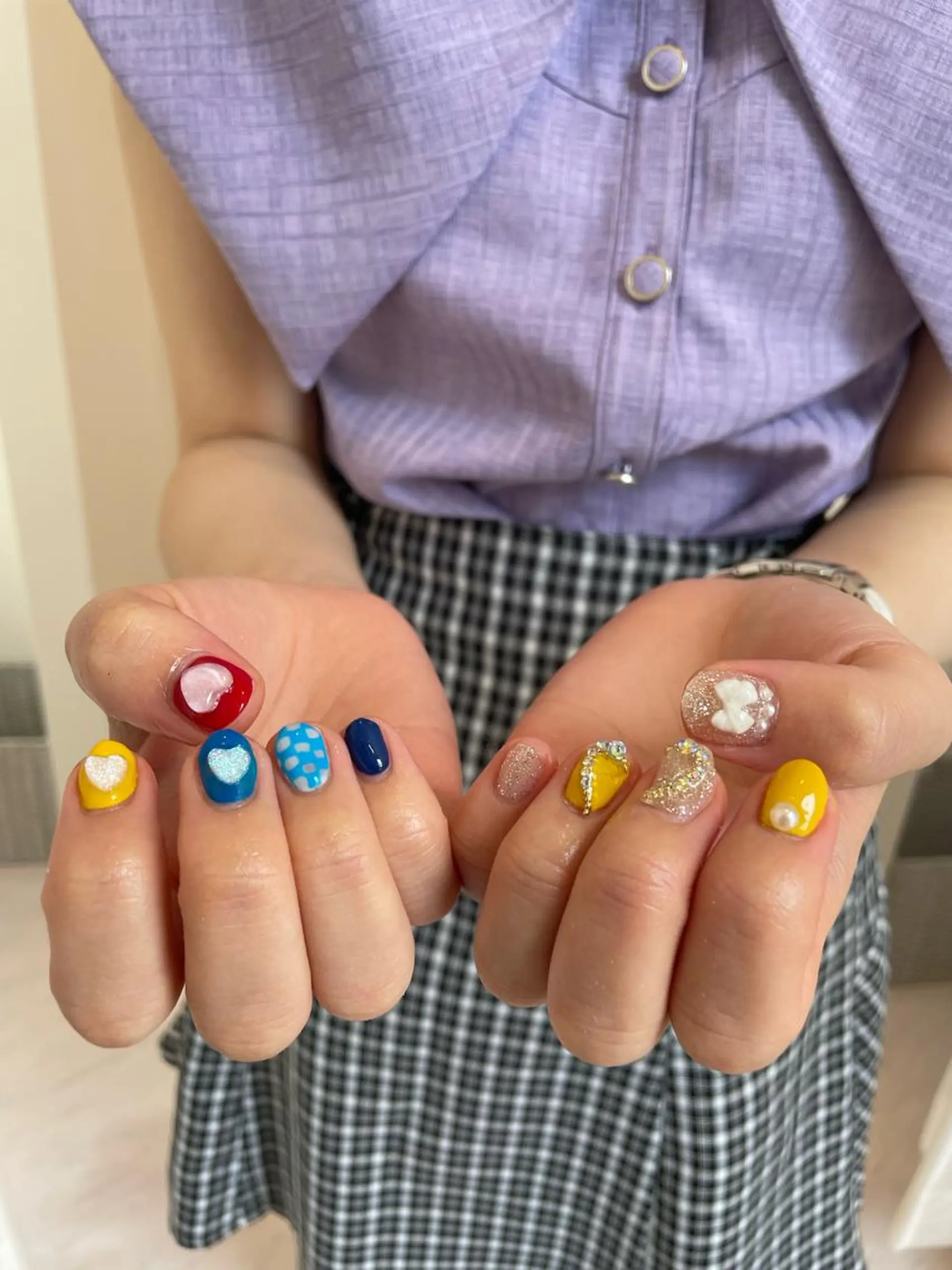 ネイル 束感まつ毛/ネイル/ LED♥KIRARAのマツエク・マツパデザイン