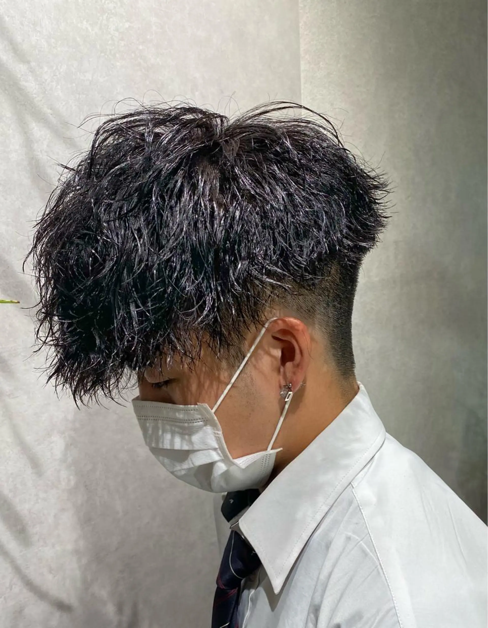 パーマ メンズ カット パーマ お洒落カジュアル🍃 まなとのヘアスタイル