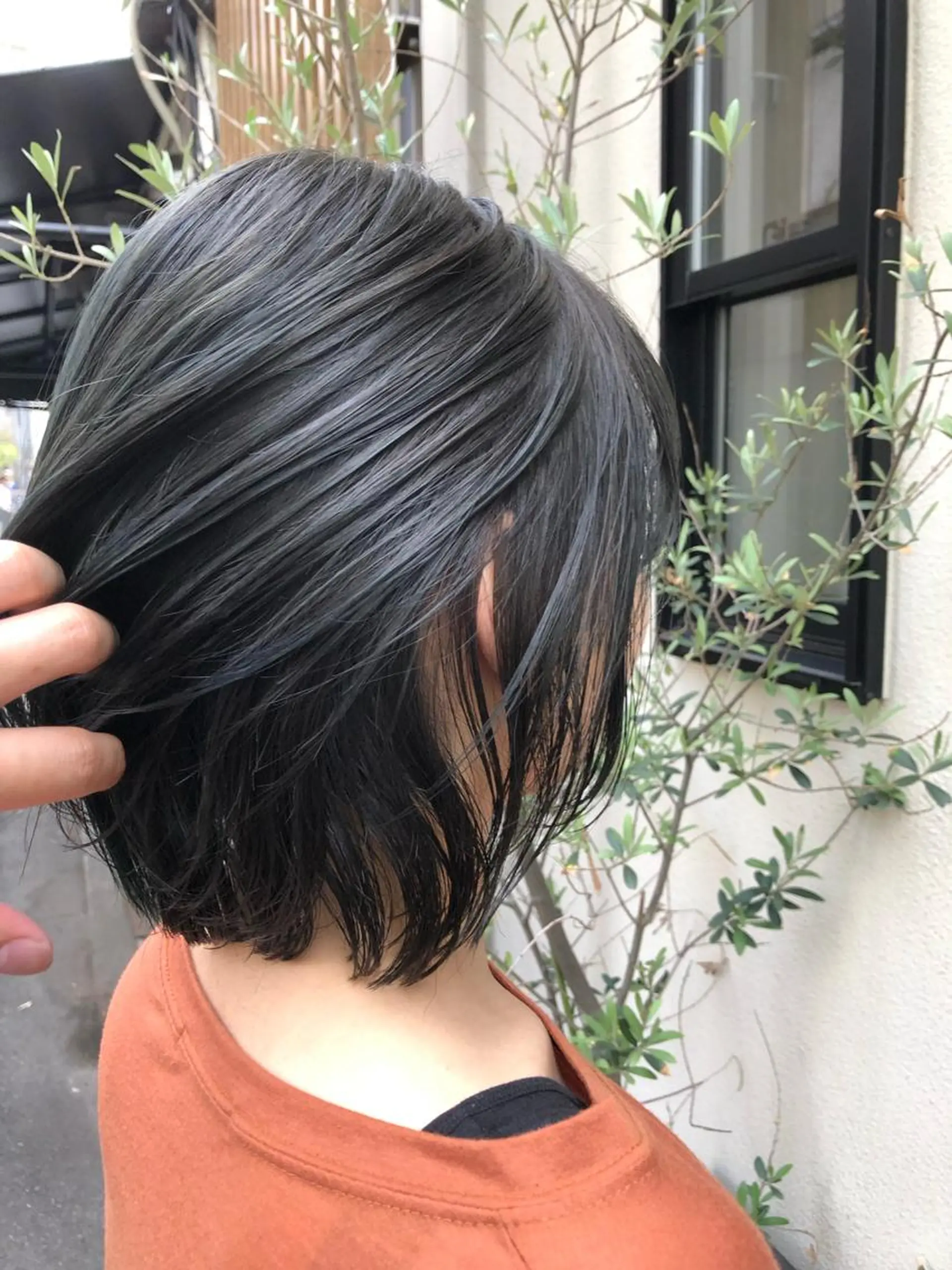 ショート ブリーチ毛矯正.髪質 改善.髪にドラマをのヘアスタイル