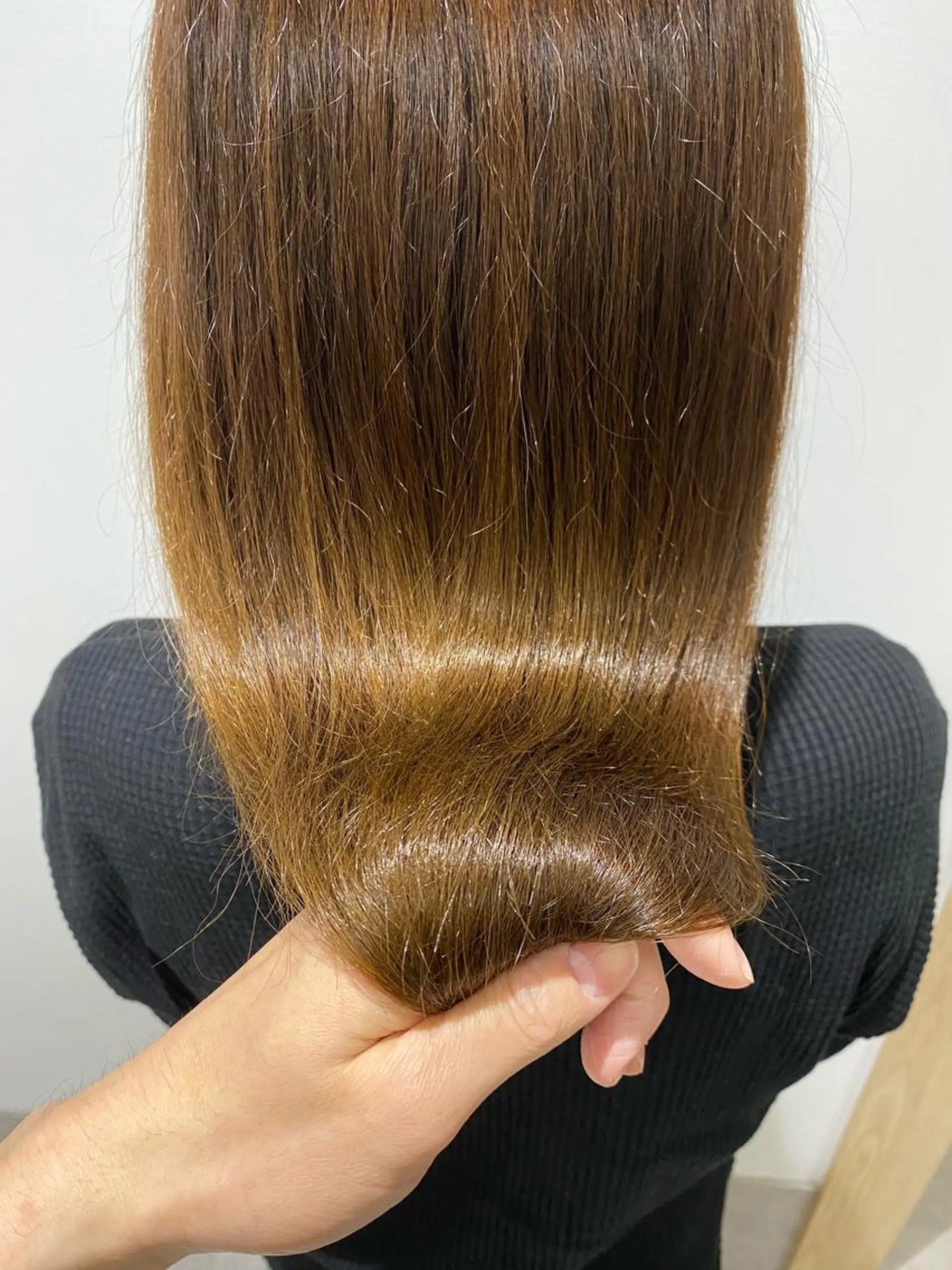 セミロング 髪質改善 ヘアカラー トリートメント ヘッドスパ 髪質改善・育髪サロンABELIA所属・大西 敦之のヘアスタイル