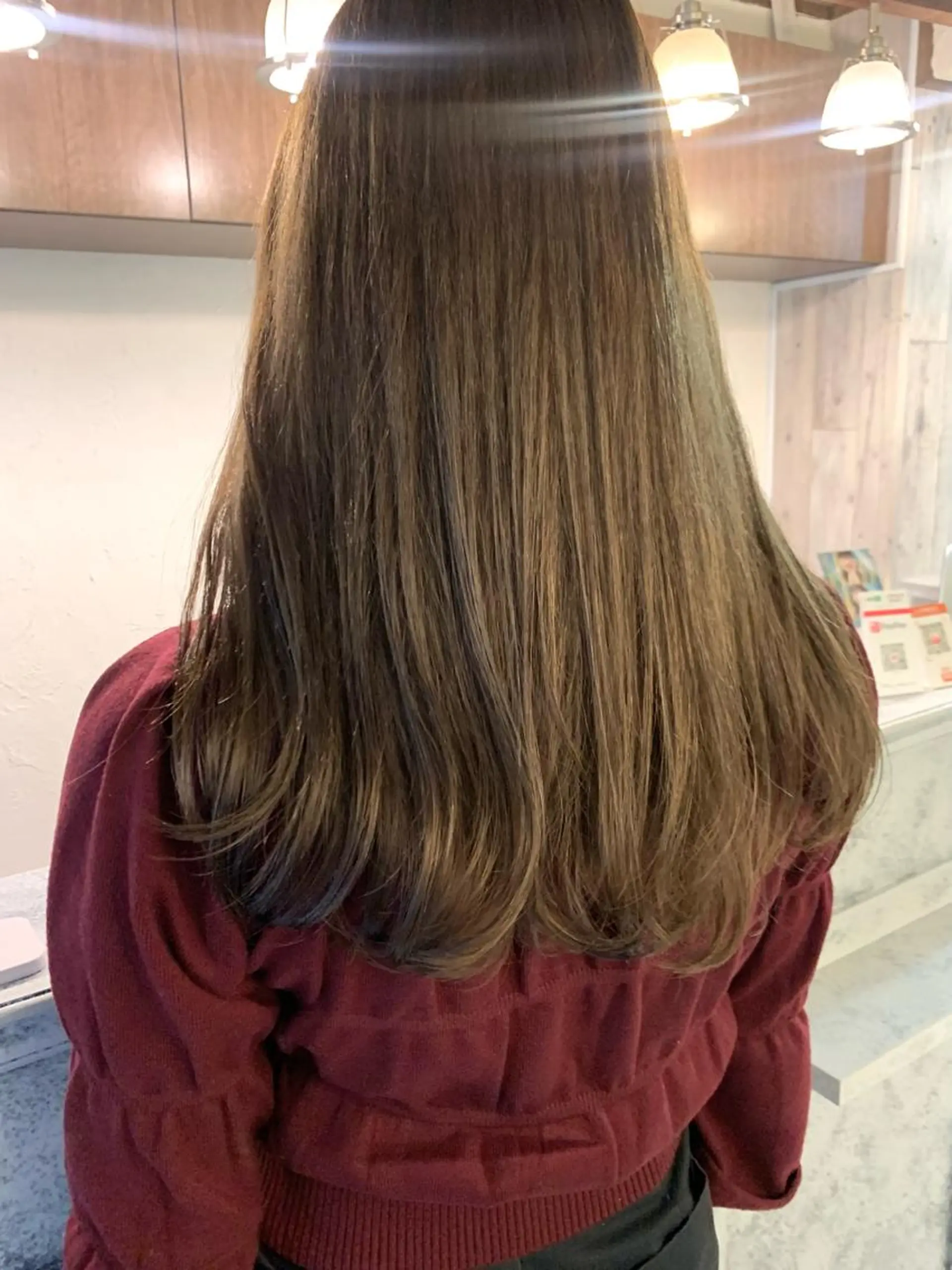 ロング カラー カット ヘアカラー トリートメント conne&riri所属・MA YUのヘアスタイル