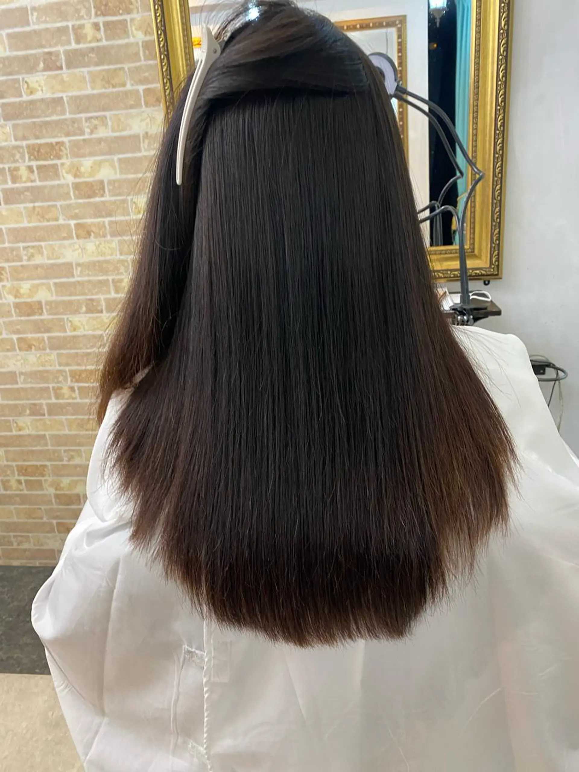 ロング 縮毛矯正 newline所属・⭐カットモデル 募集⭐黒木凌有のヘアスタイル