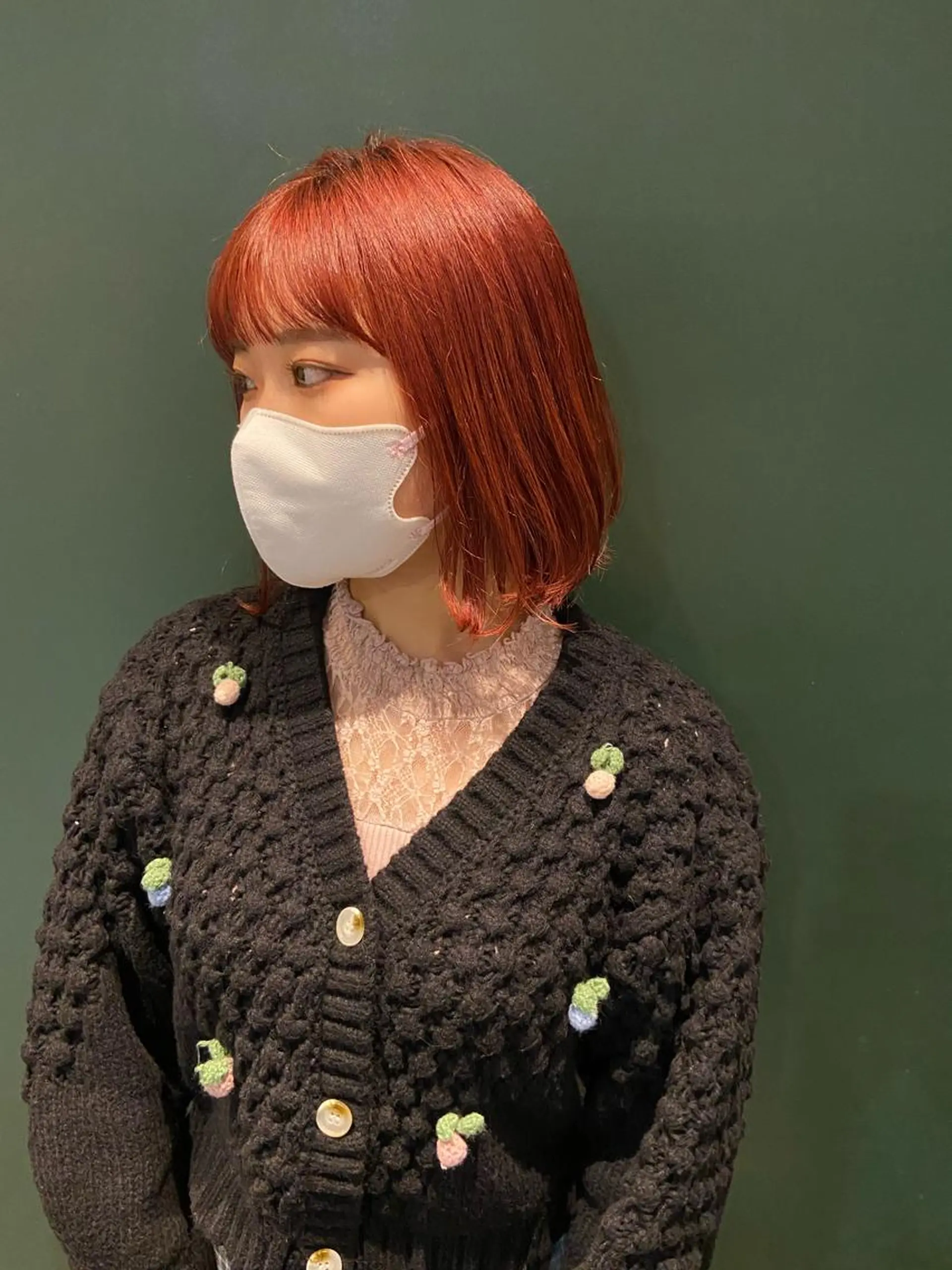 ショート カラー オレンジ レッドカラー amie   水戸所属・レイヤー💧艶髪 💧Syotaのヘアスタイル