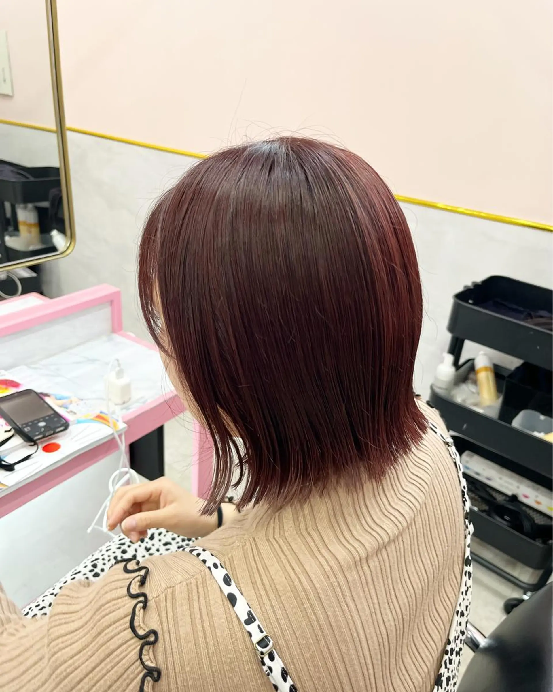 ショート カラー カット ヘアカラー SALOWIN横浜所属・𓍯韓国style/ 髪質改善𓍯中村和希のヘアスタイル