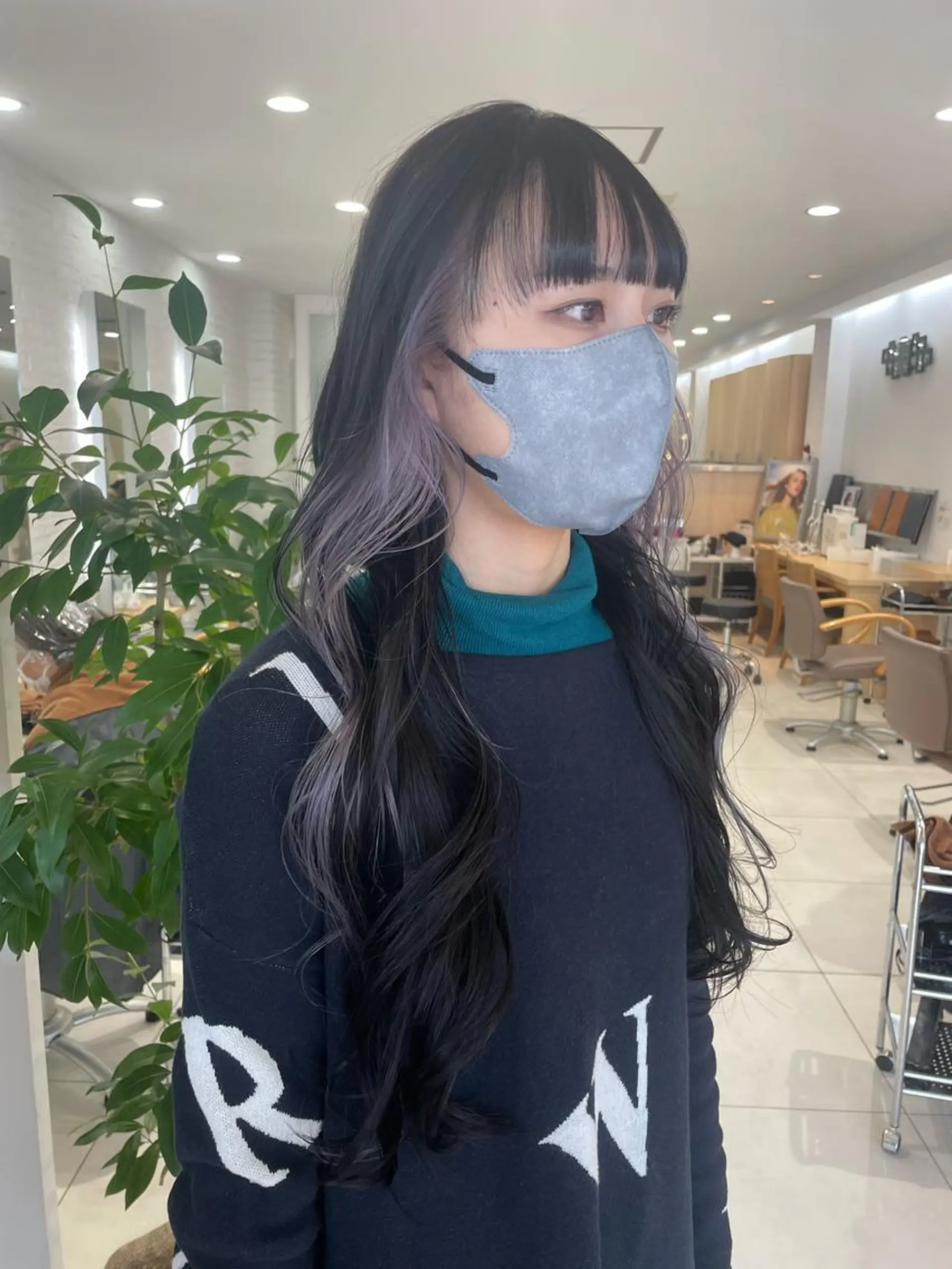 ロング nuu 栄所属・🧸SAKI🎀 韓国レイヤーのヘアスタイル
