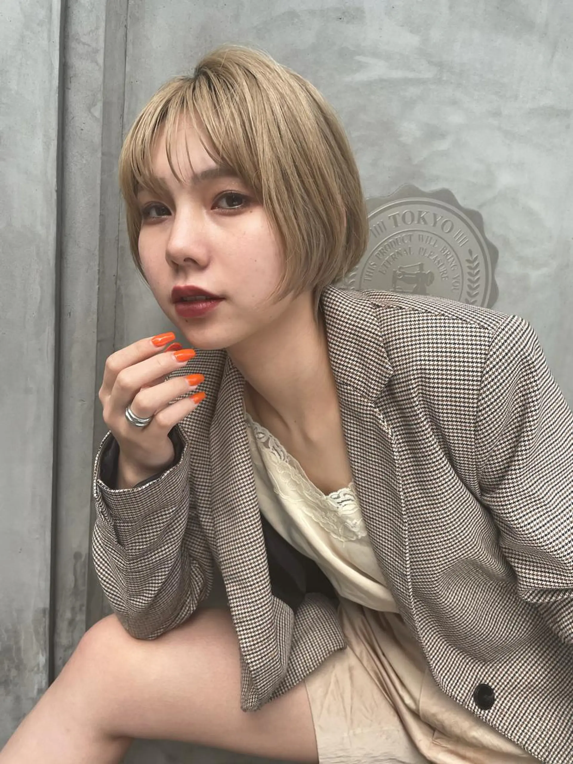 ショート カット ヘアカラー トリートメント ショート/ボブ専門 宮脇美奈/南船場のヘアスタイル