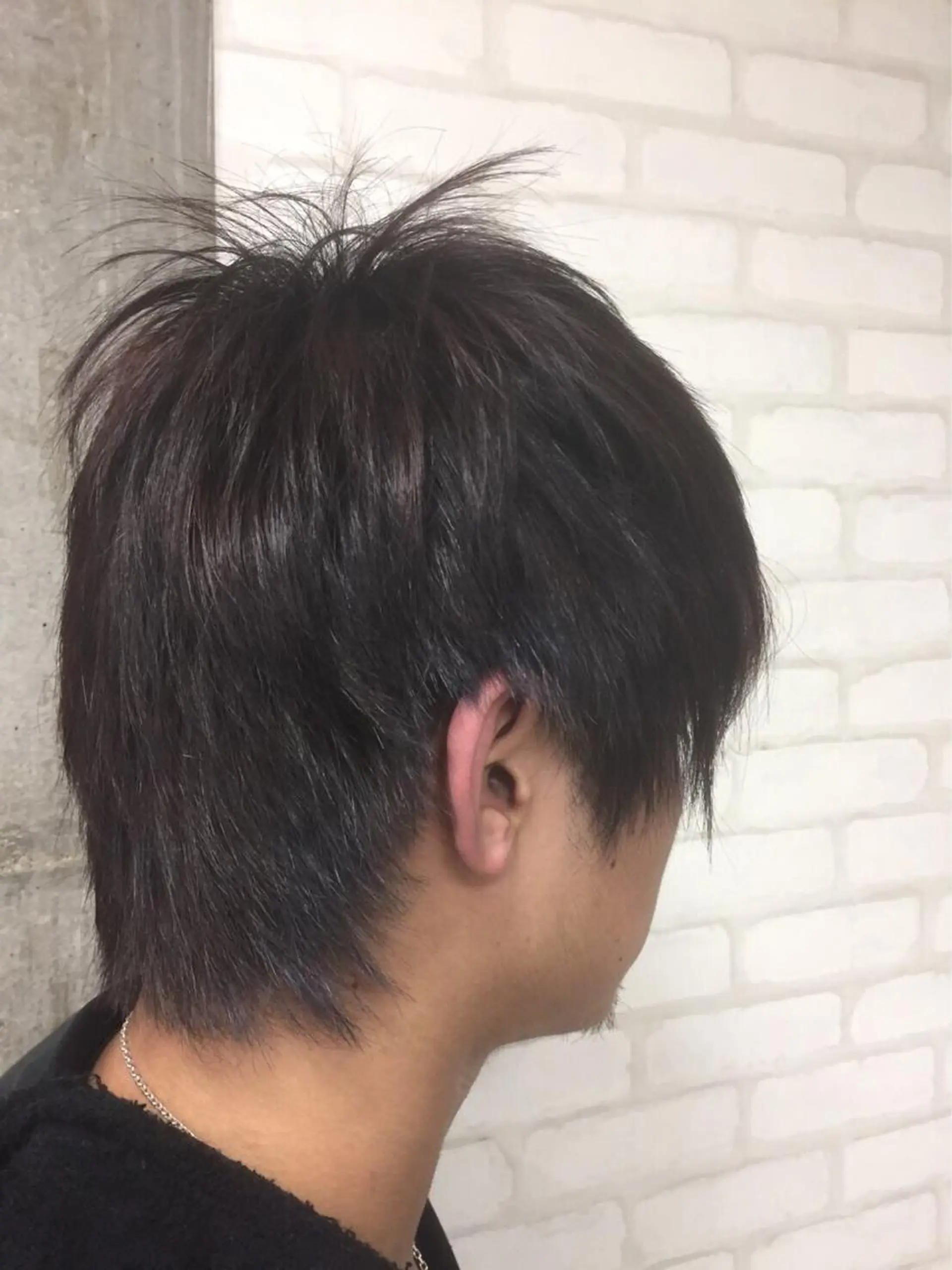 ショート ロング アッシュ brace 立花のヘアスタイル