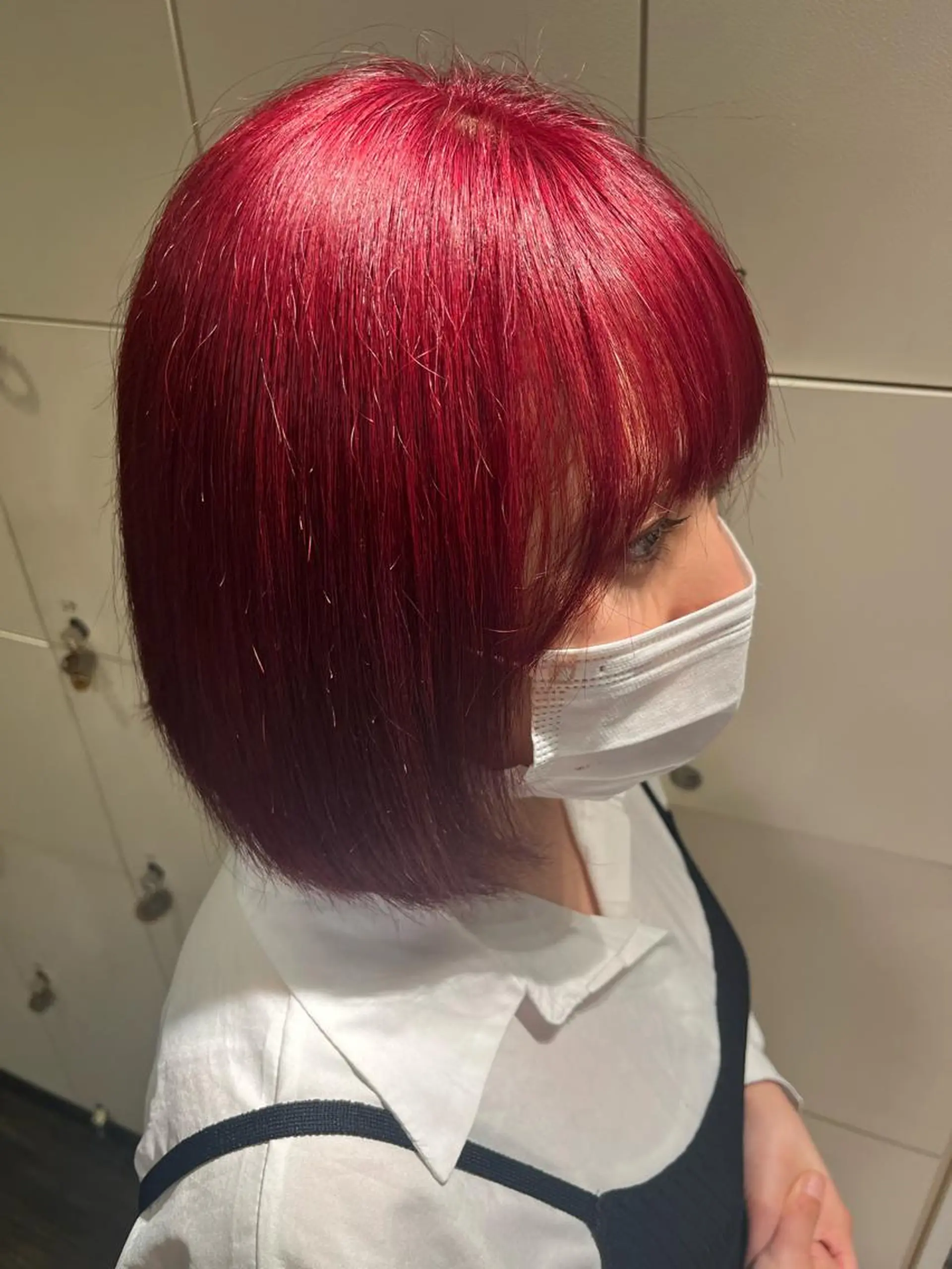 ミディアム ボブ 佐藤 綾郁のヘアスタイル