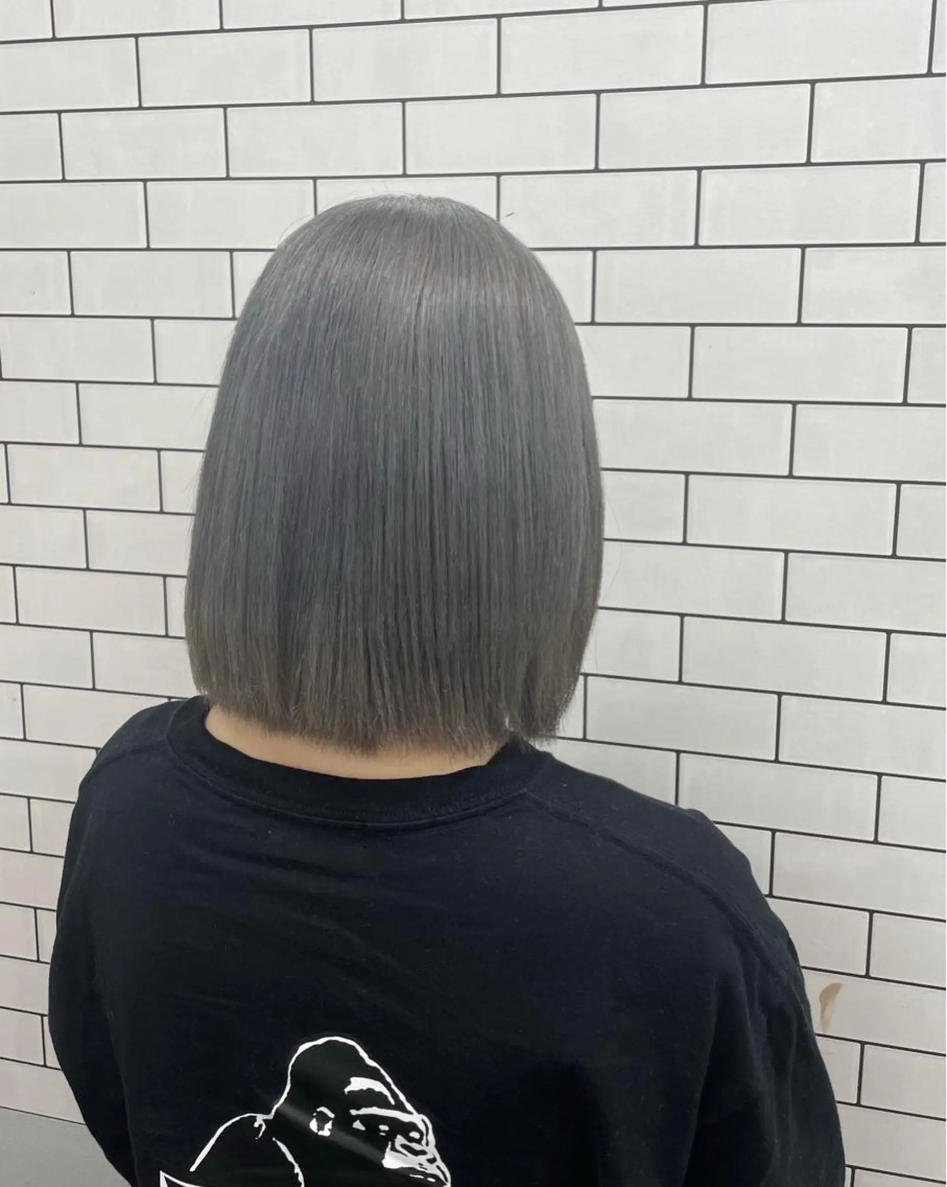 カラー ブリーチ グレージュ ハイトーンカラー ハイトーングレージュ ヘアカラー _WHITE浜松店 もえかのヘアスタイル