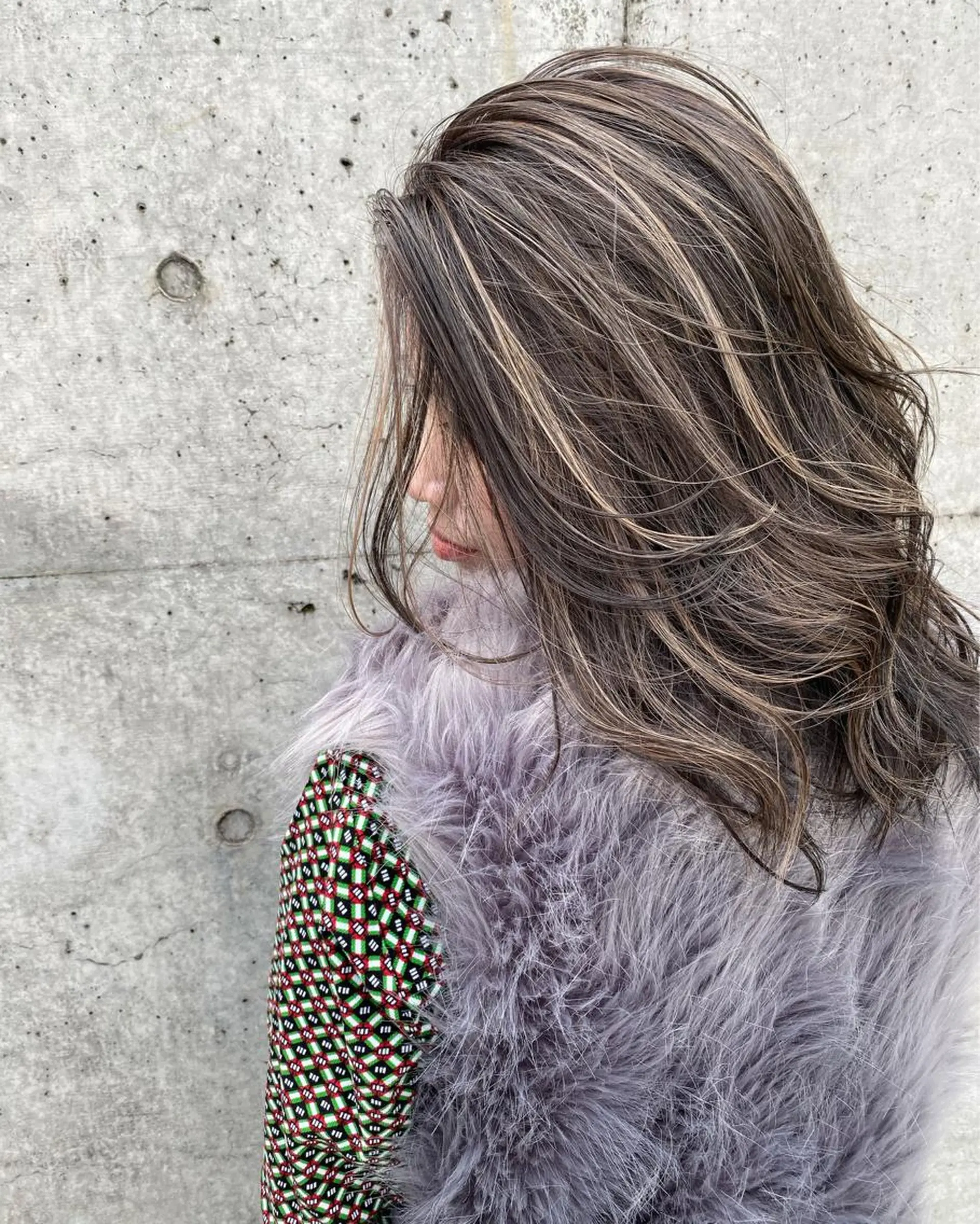 ロング カラー パーマ ヘアアレンジ メンズ キッズ ネイル マツエク・マツパ foi. 　(フォワ)所属・🇰🇷韓×中くびれ ヘア森田和貴のヘアスタイル