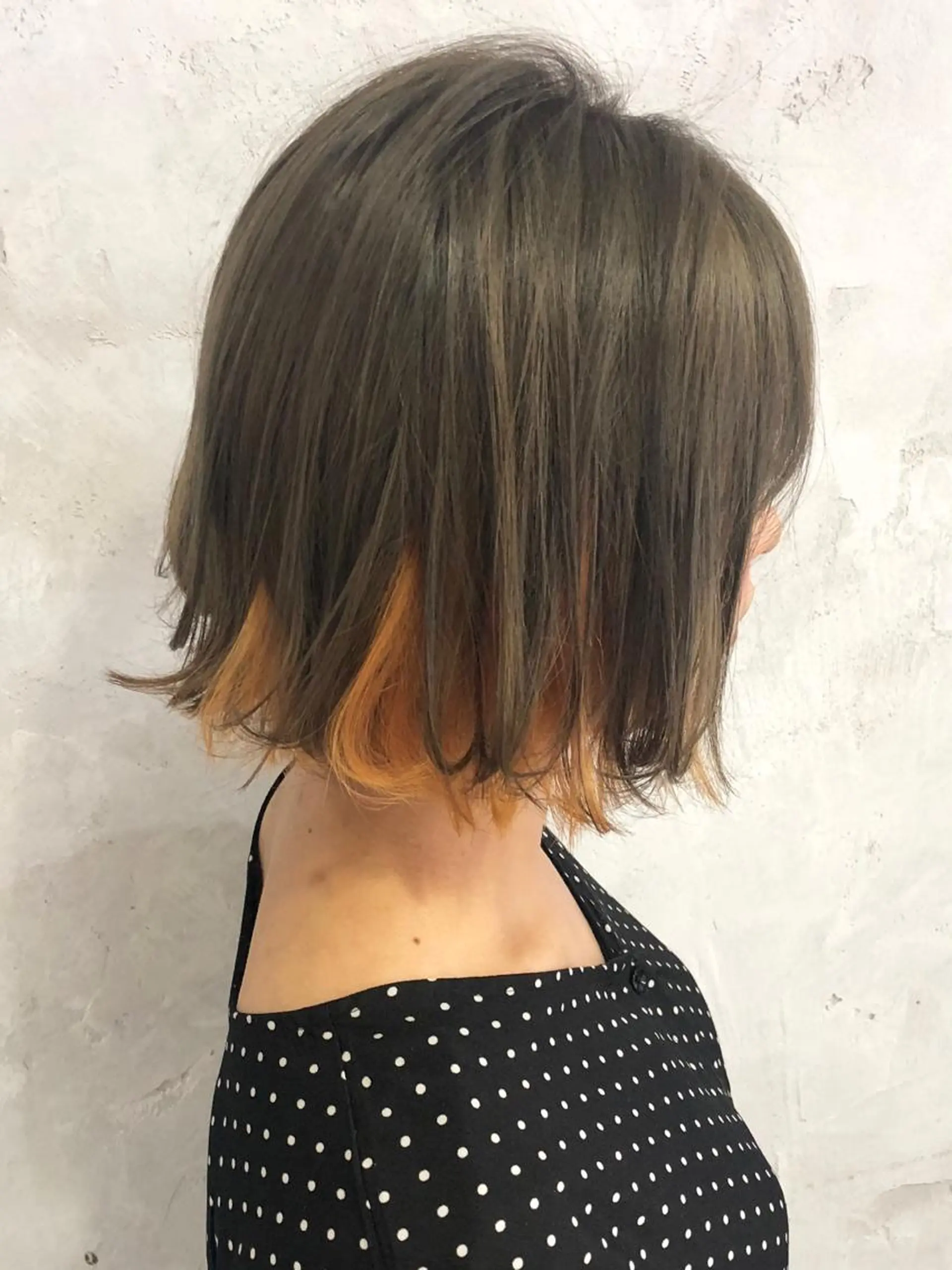 ショート カラー 切りっぱなしボブ ボブ 大橋 タツヤのヘアスタイル