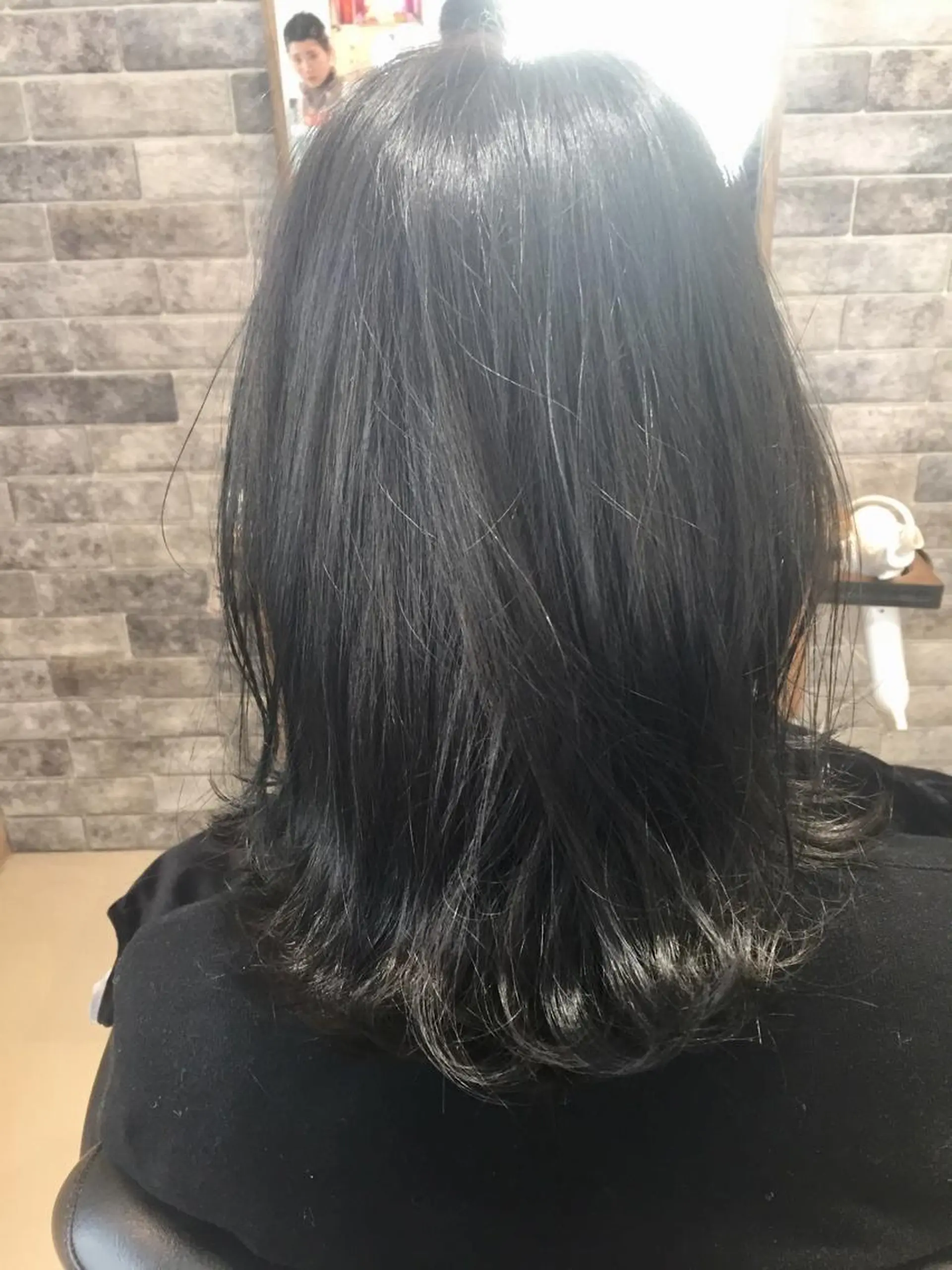 ミディアム アッシュ 所渉/韓国レイヤー /ウルフカットのヘアスタイル