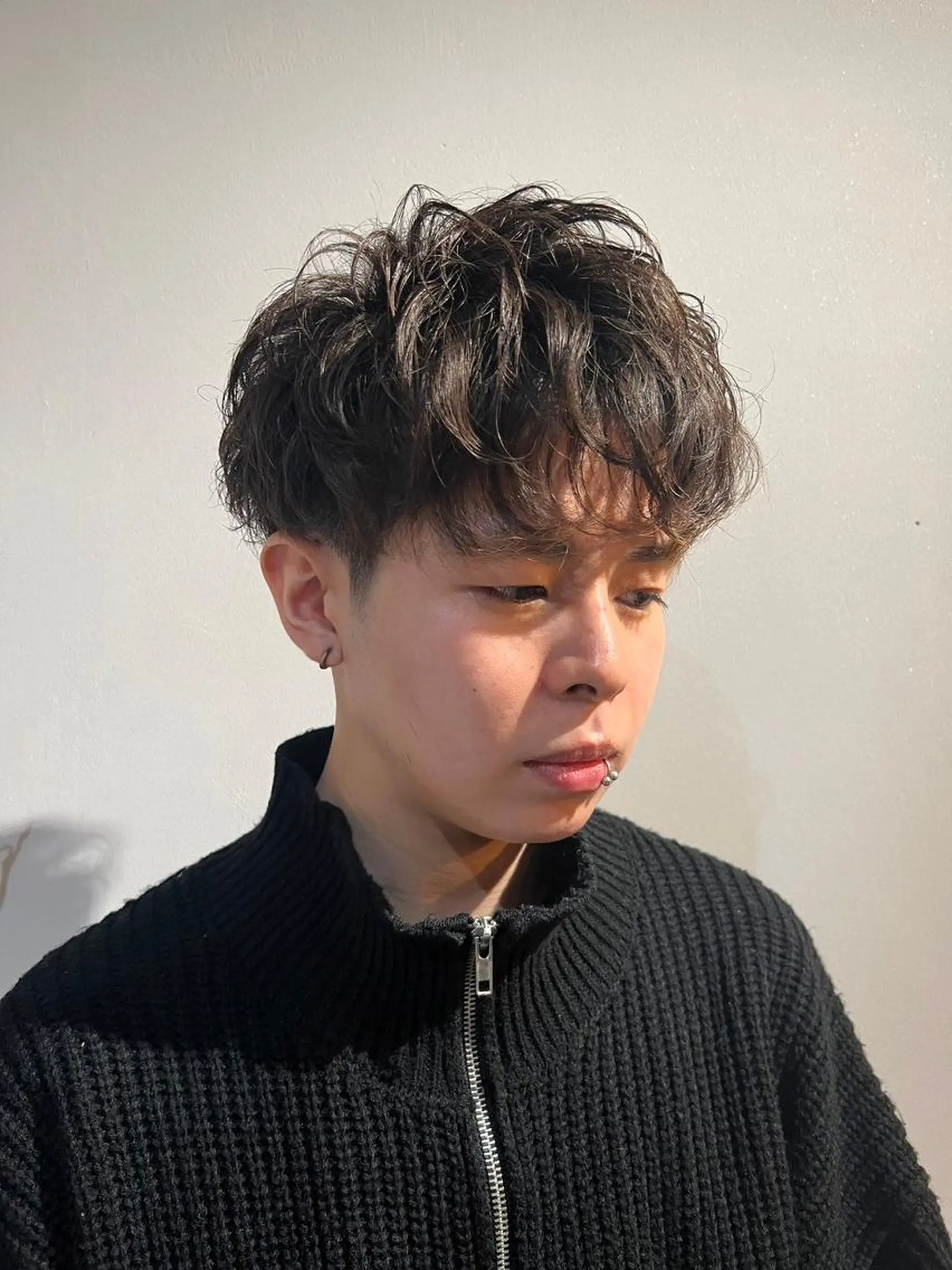 カラー メンズ パーマ フェードカット メンズパーマ ツーブロック 髪質改善 ✨メンズカット海老名 No.1/上田琉翔✨のヘアスタイル