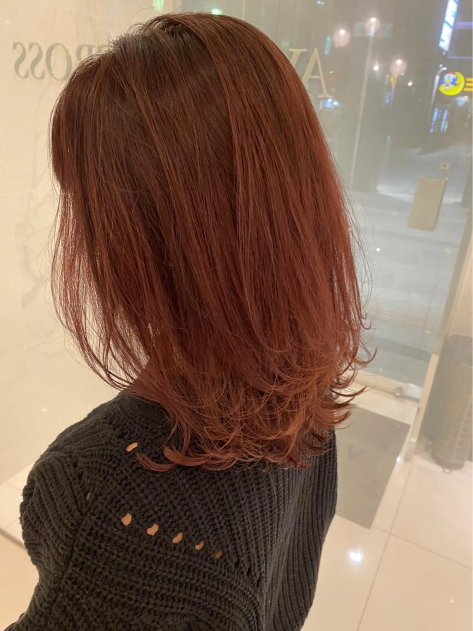 ミディアム カラー private salon  sill所属・🫧ツヤ髪個室美容室 安食茉莉🫧のヘアスタイル