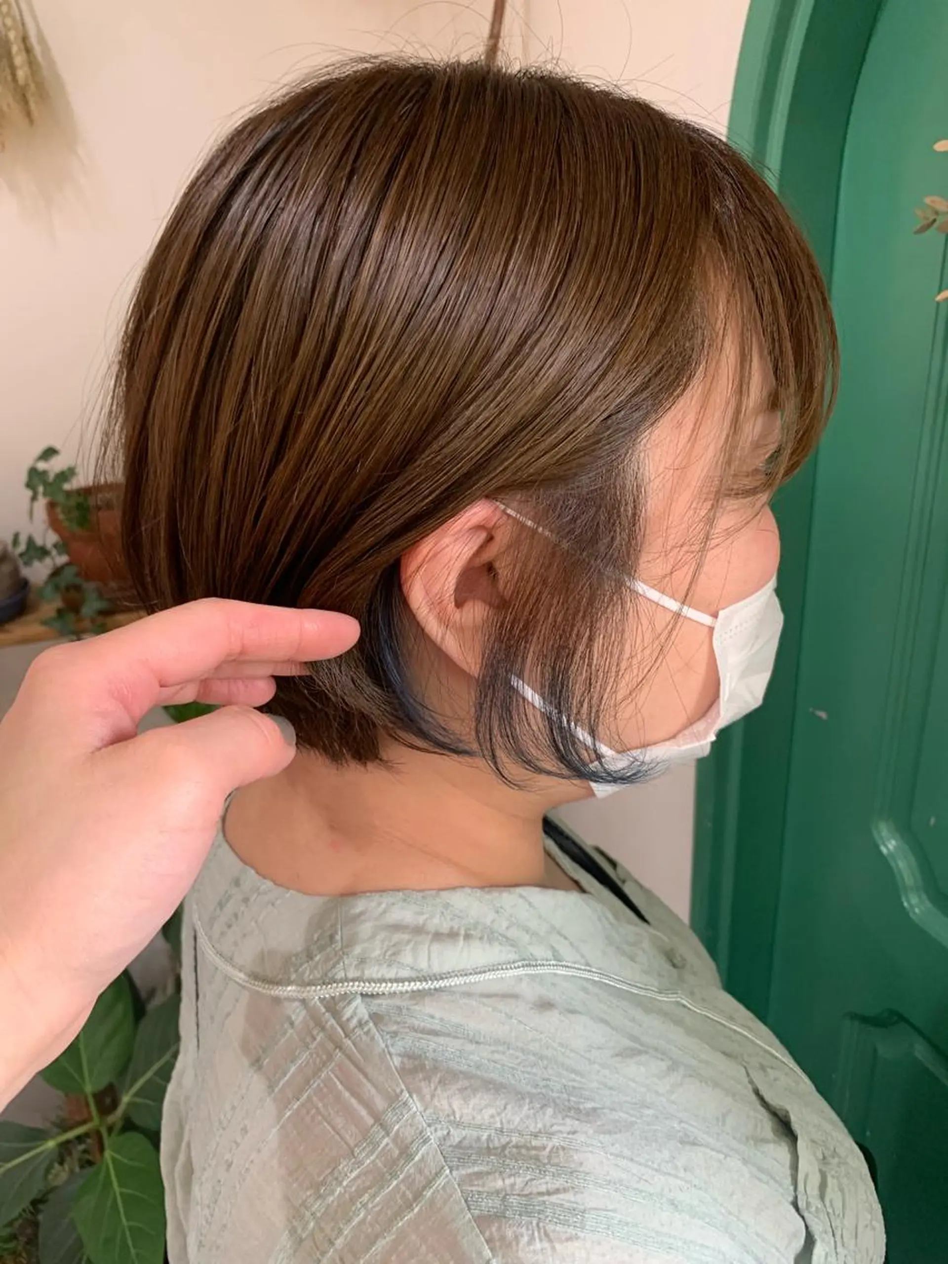 ショート ショートボブ ボブ ショートヘア カット ヘアカラー 佐藤 美咲のヘアスタイル