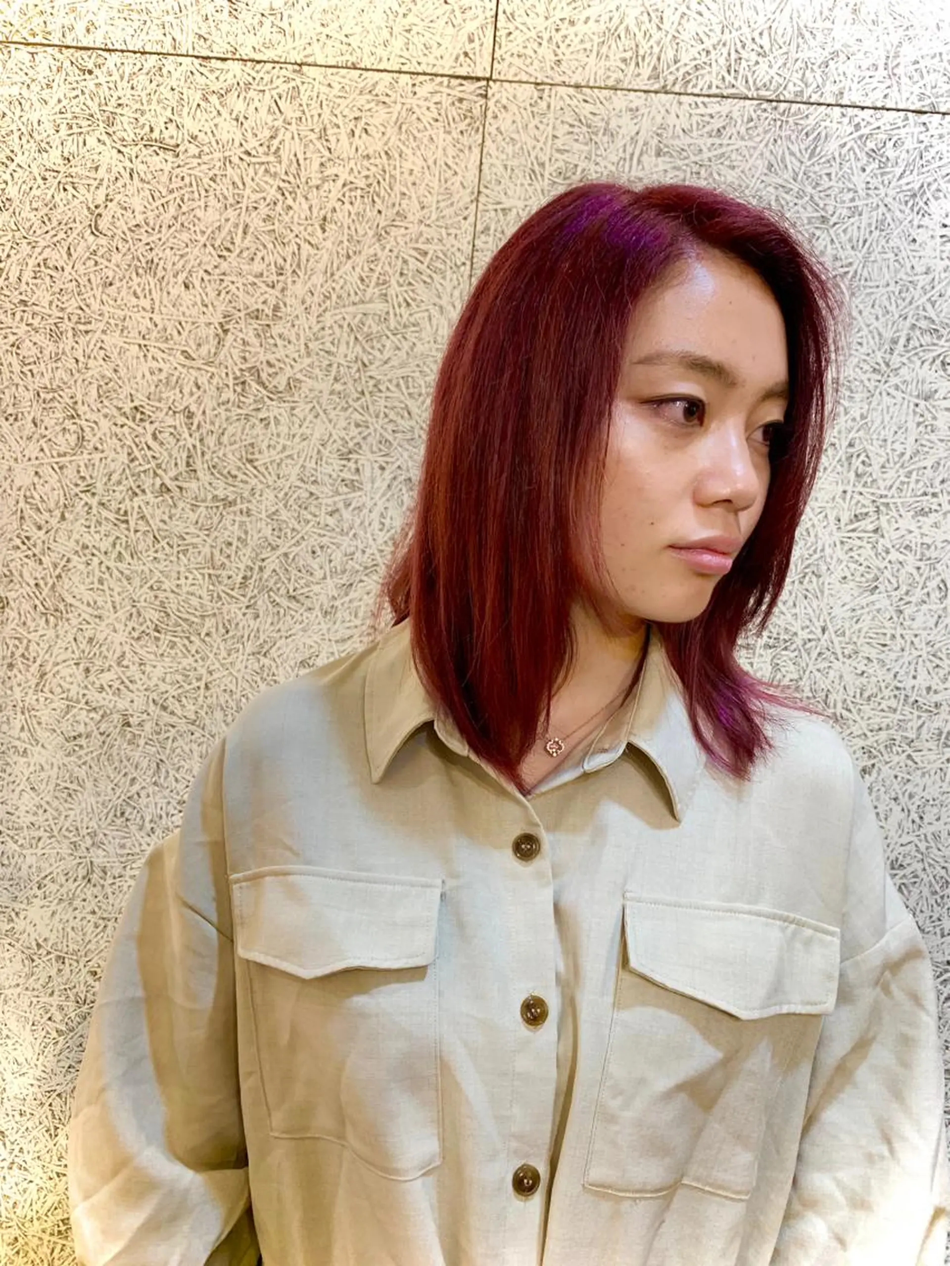 ミディアム カラー ブリーチ MIRUCO by KURAKU所属・⭐️ハイトーンカラー ⭐️メンズパーマ達成のヘアスタイル