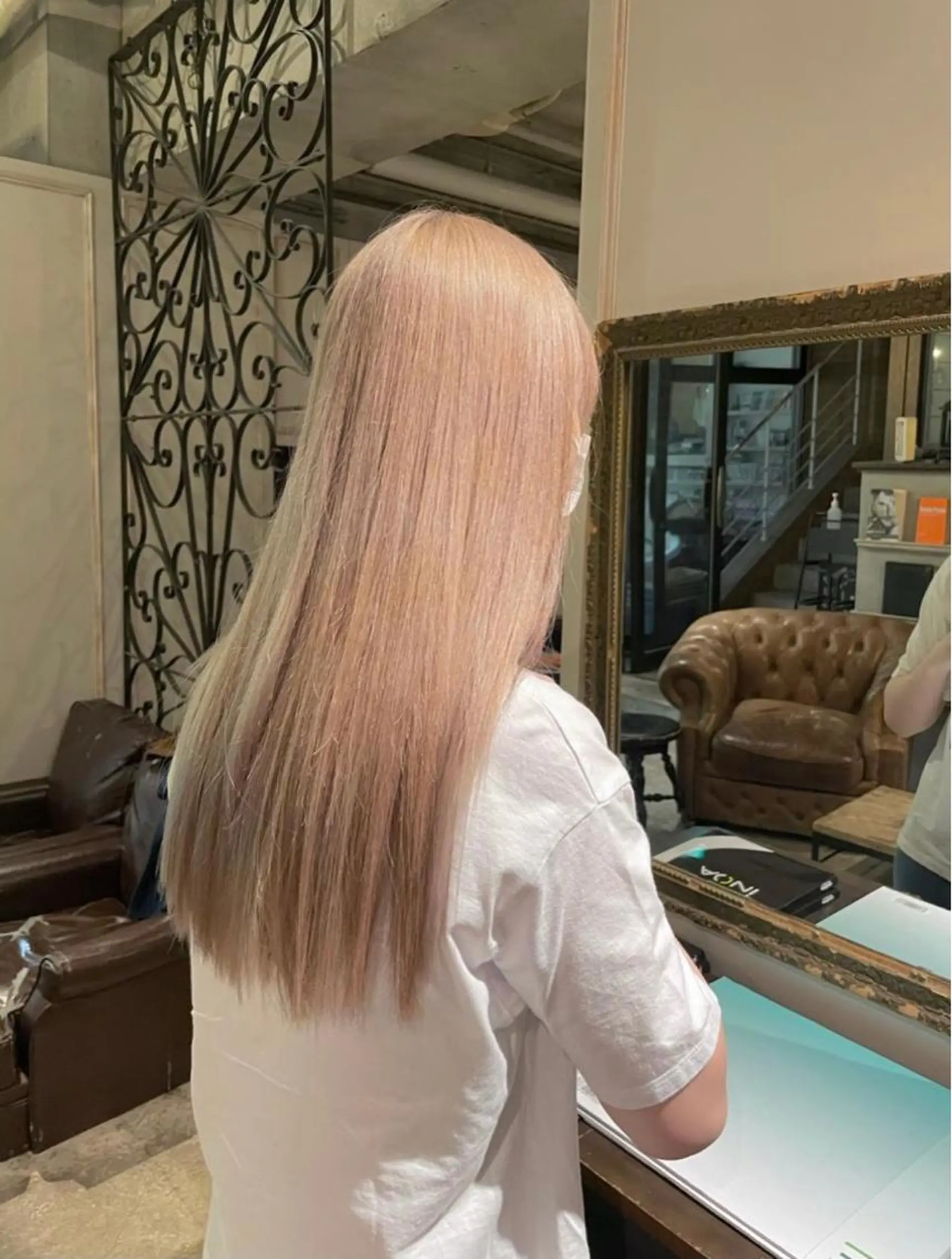 ロング ヘアカラー トリートメント 🔥女子ウケ🔥 メンズカットRIOのヘアスタイル
