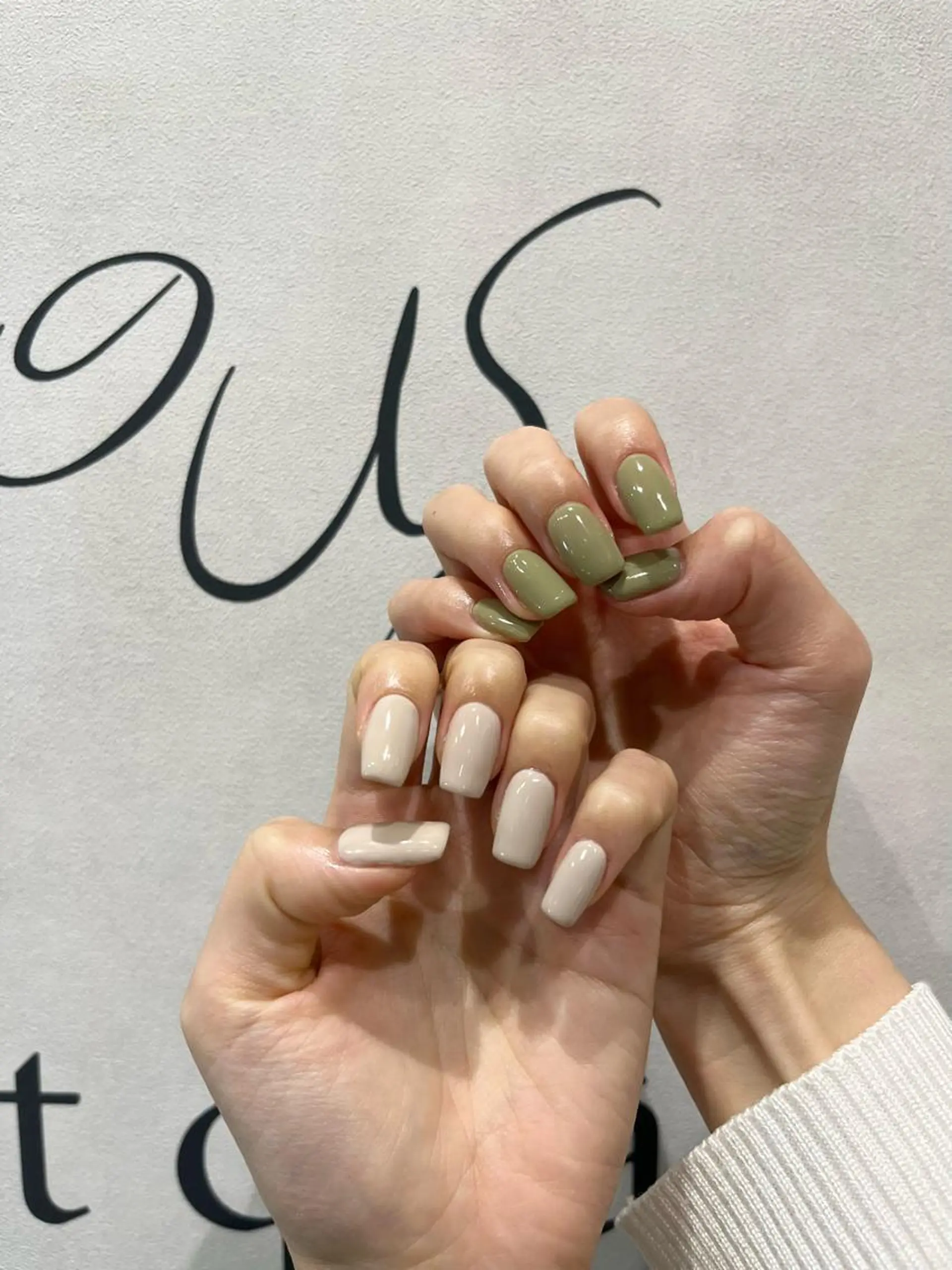 ネイル ピスタチオネイル 小川 奈々花のネイルデザイン