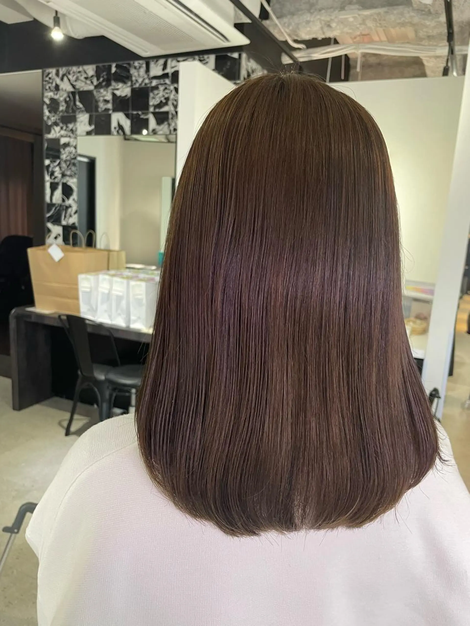 ミディアム 髪質改善 One By The Ect所属・ショート/脱白髪染め ☆宇﨑悠実のヘアスタイル