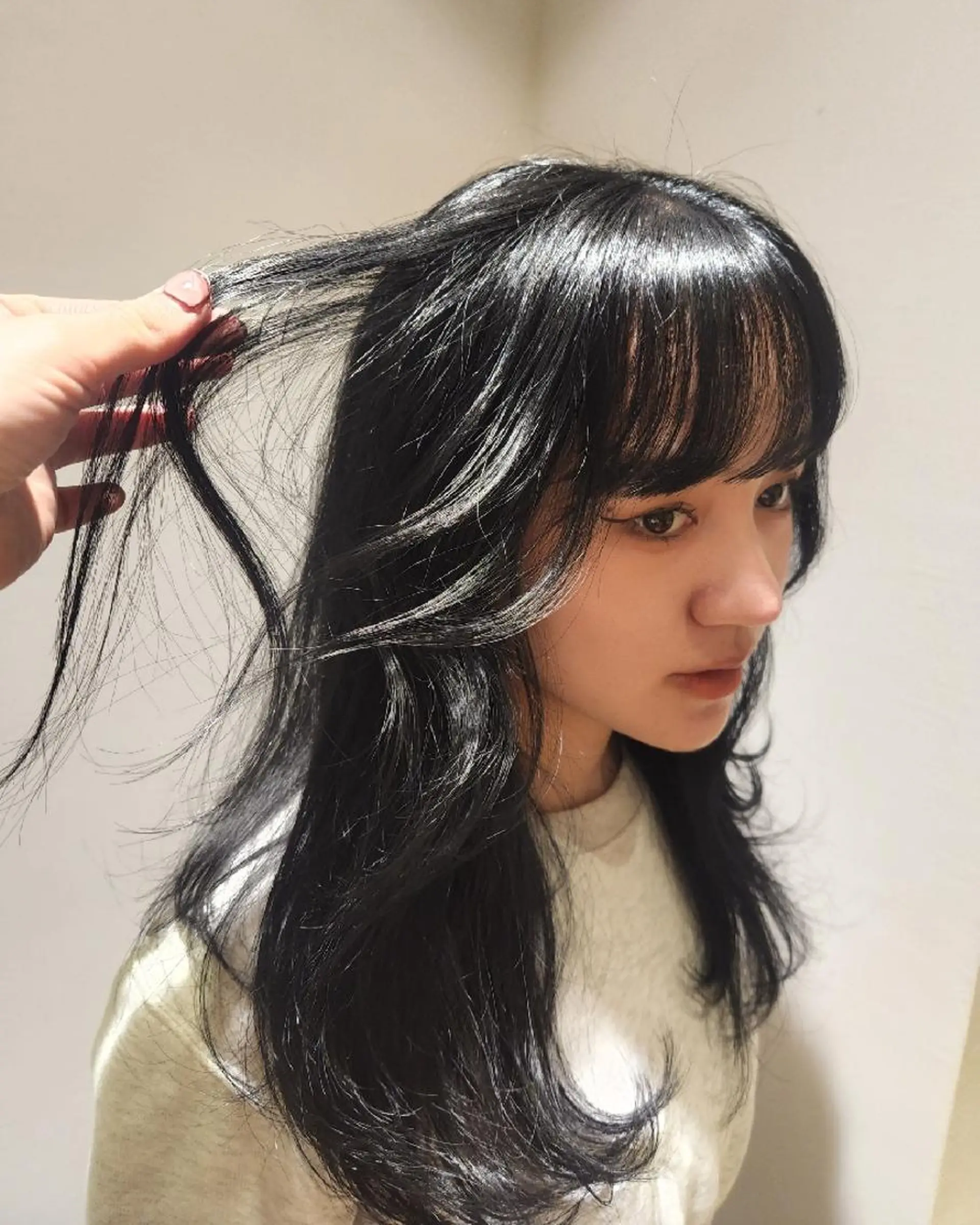 ロング カラー ショートパーマ🌀 小田　なつめのヘアスタイル