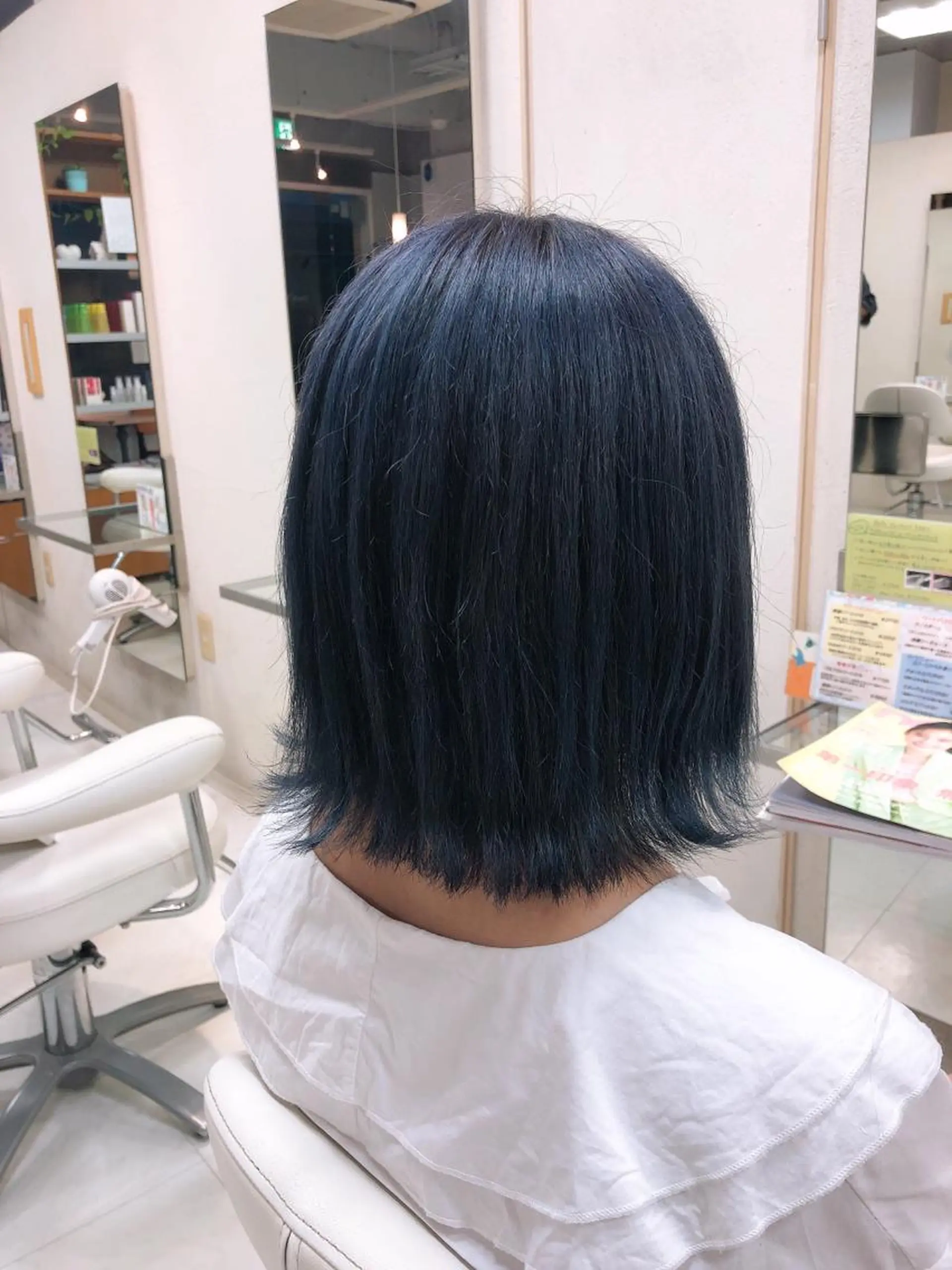 ミディアム ヘアカラー 阿部 美咲のヘアスタイル