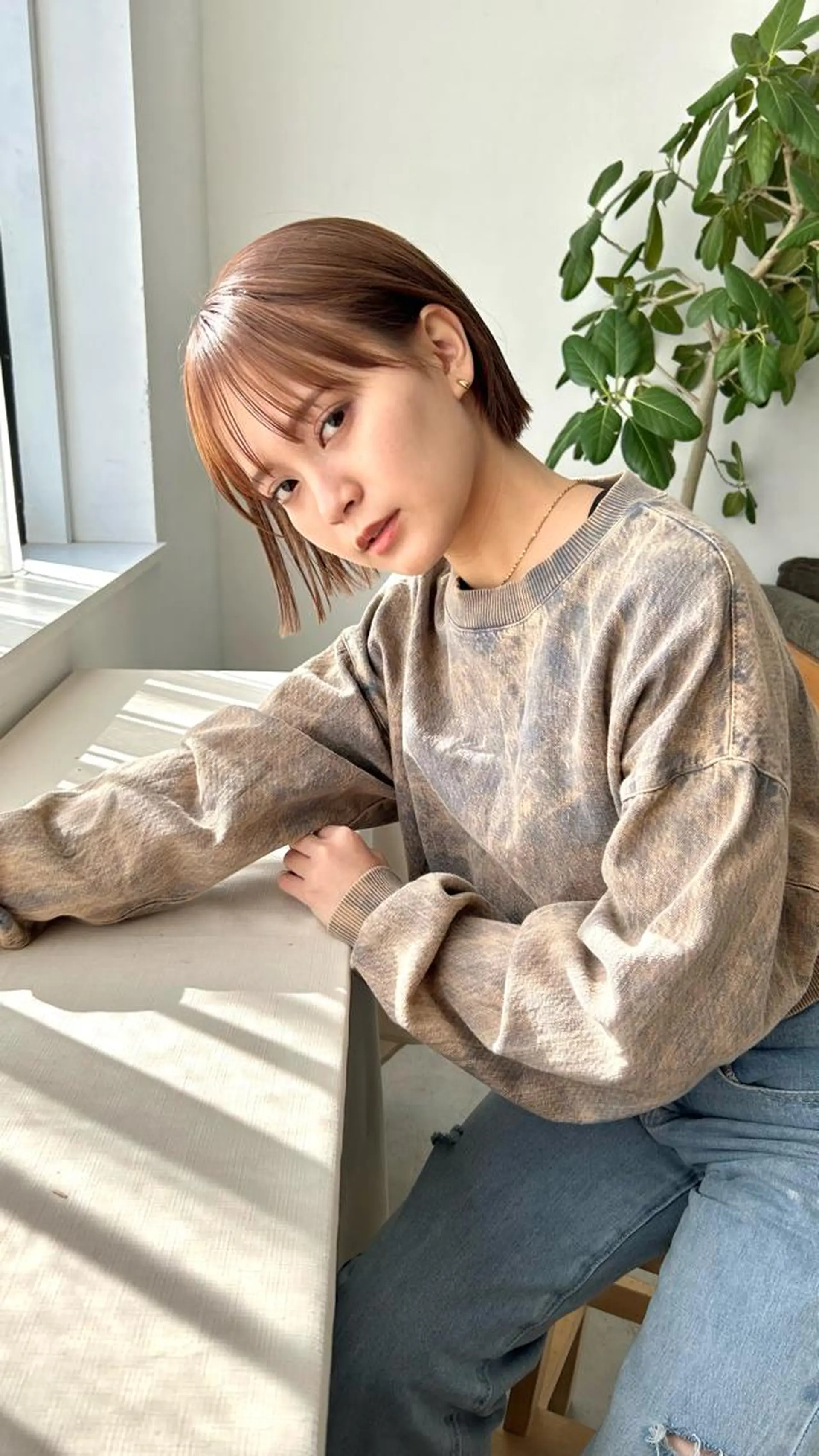 ショート カラー カット ヘアカラー トリートメント mood tatemachiのヘアスタイル