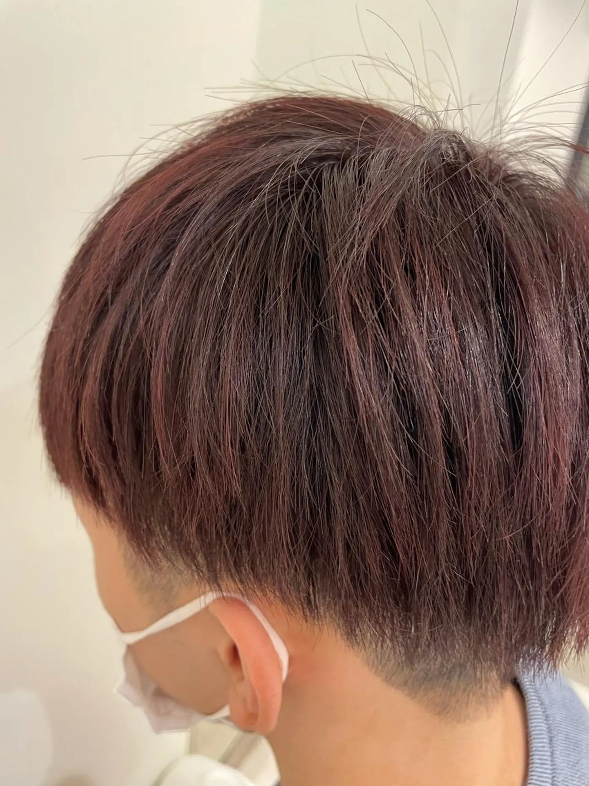 カラー メンズ ピンクカラー ヘアカラー Merry  Land日吉所属・鈴木 彩のヘアスタイル