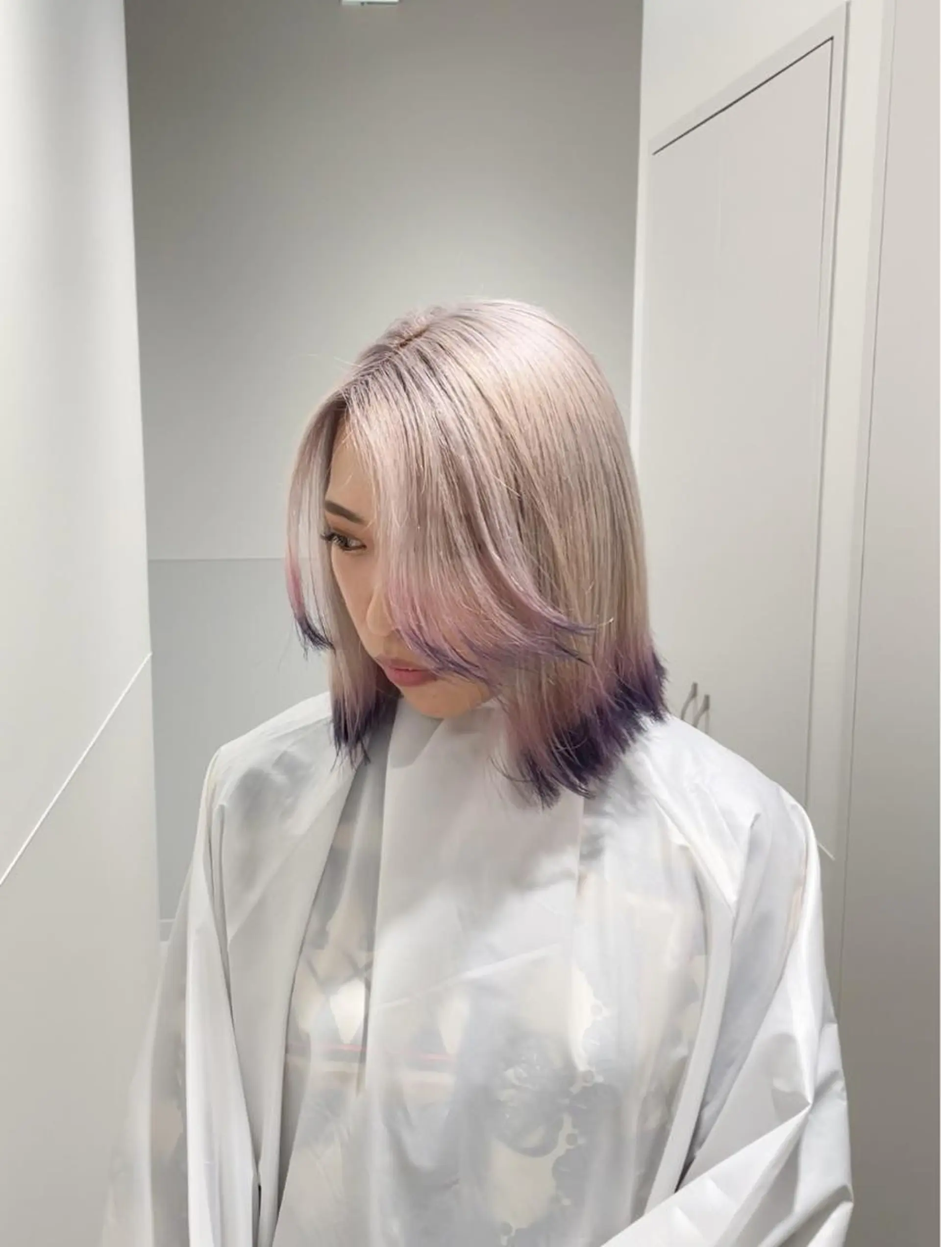 ショート カラー パーマ ヘアアレンジ キッズ ブリーチ ハイライトカラー ハイトーンカラー ハイライト ショートヘア 大人メンズスタイル 太田のヘアスタイル