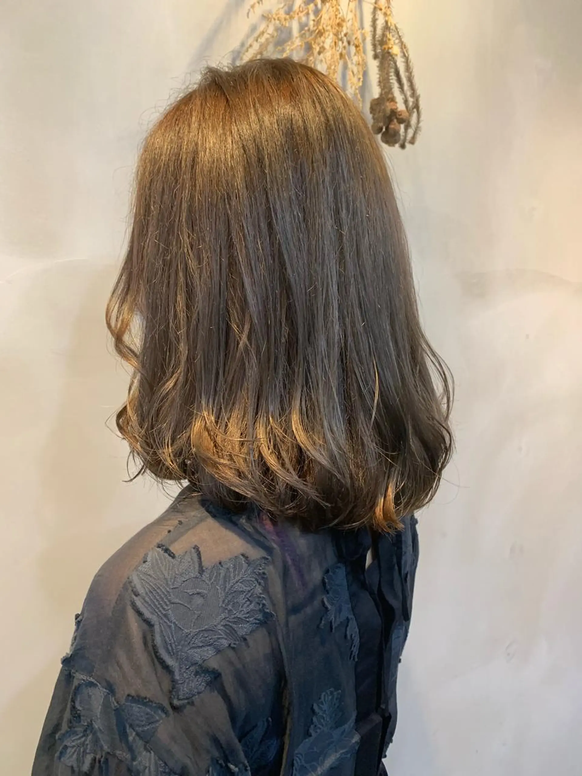 ミディアム ヘアカラー トリートメント 山本 みきのヘアスタイル